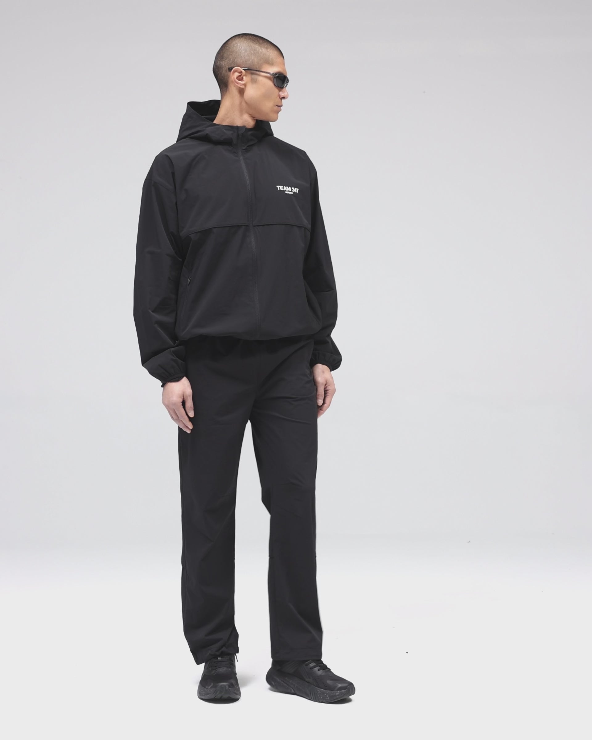 Team 247 Straight Leg Track Pant - Jet Black | 247 SS26 Pants