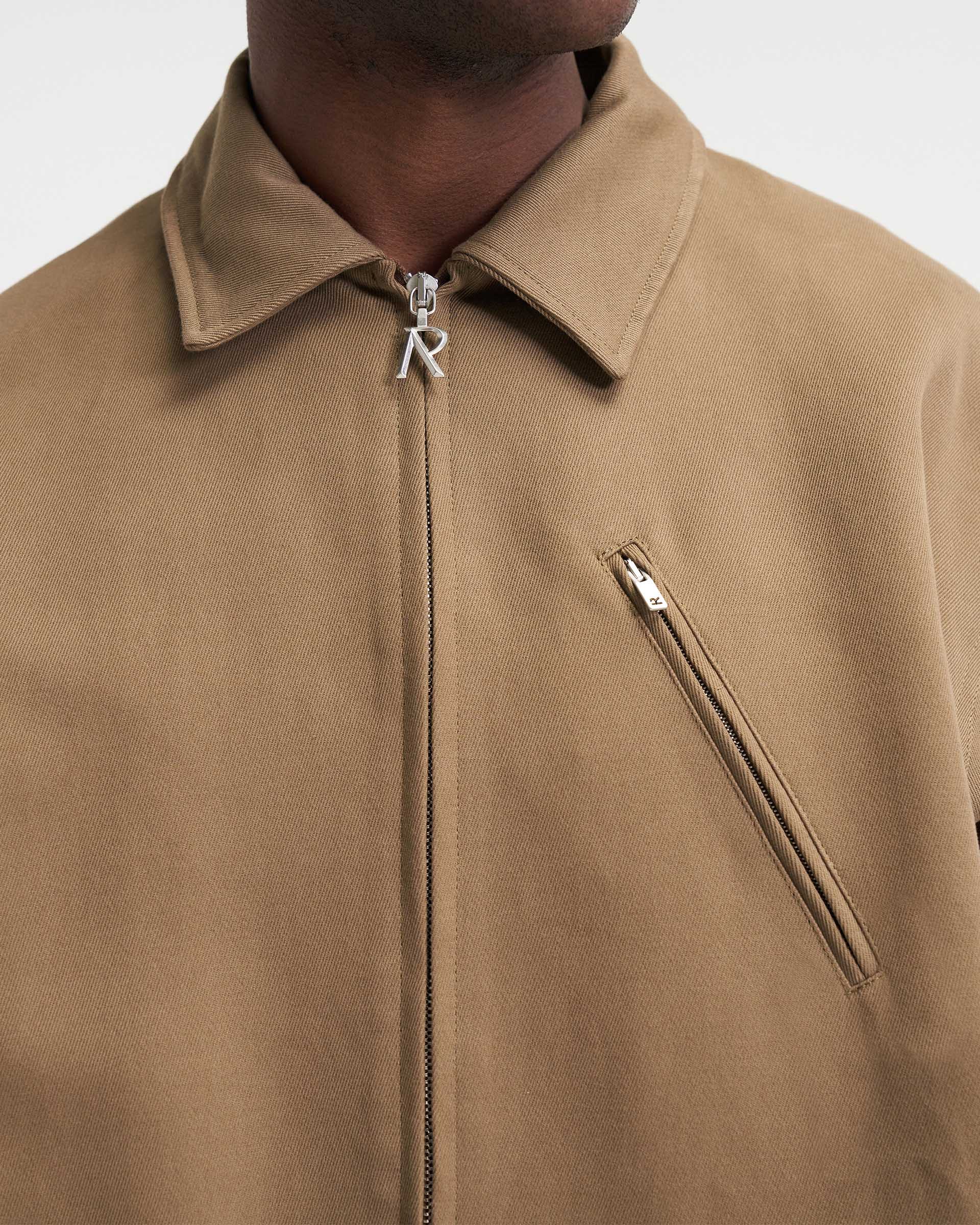 Heavy Zip Overshirt - Hazel