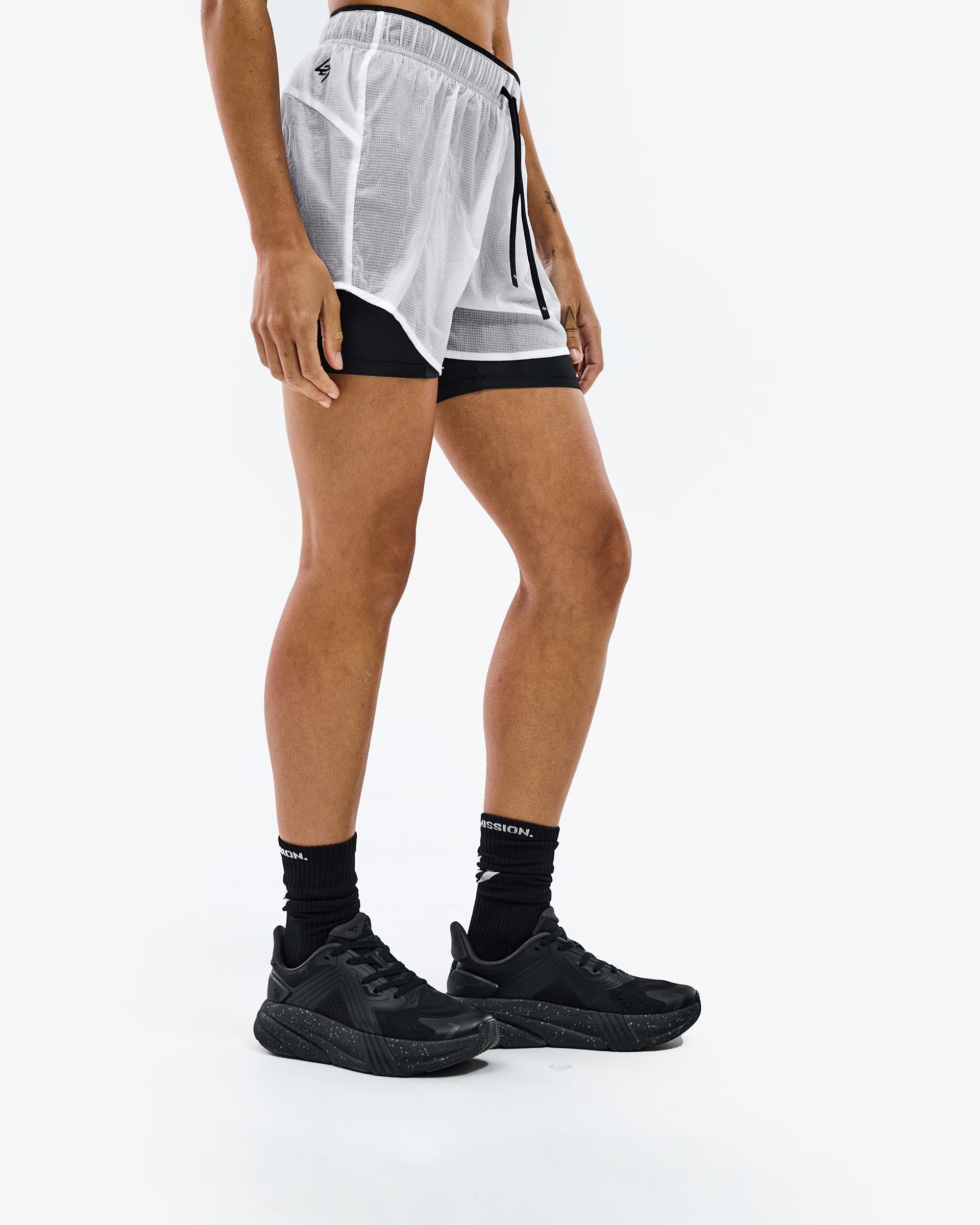 247 Distance 2-In-1 Short - White