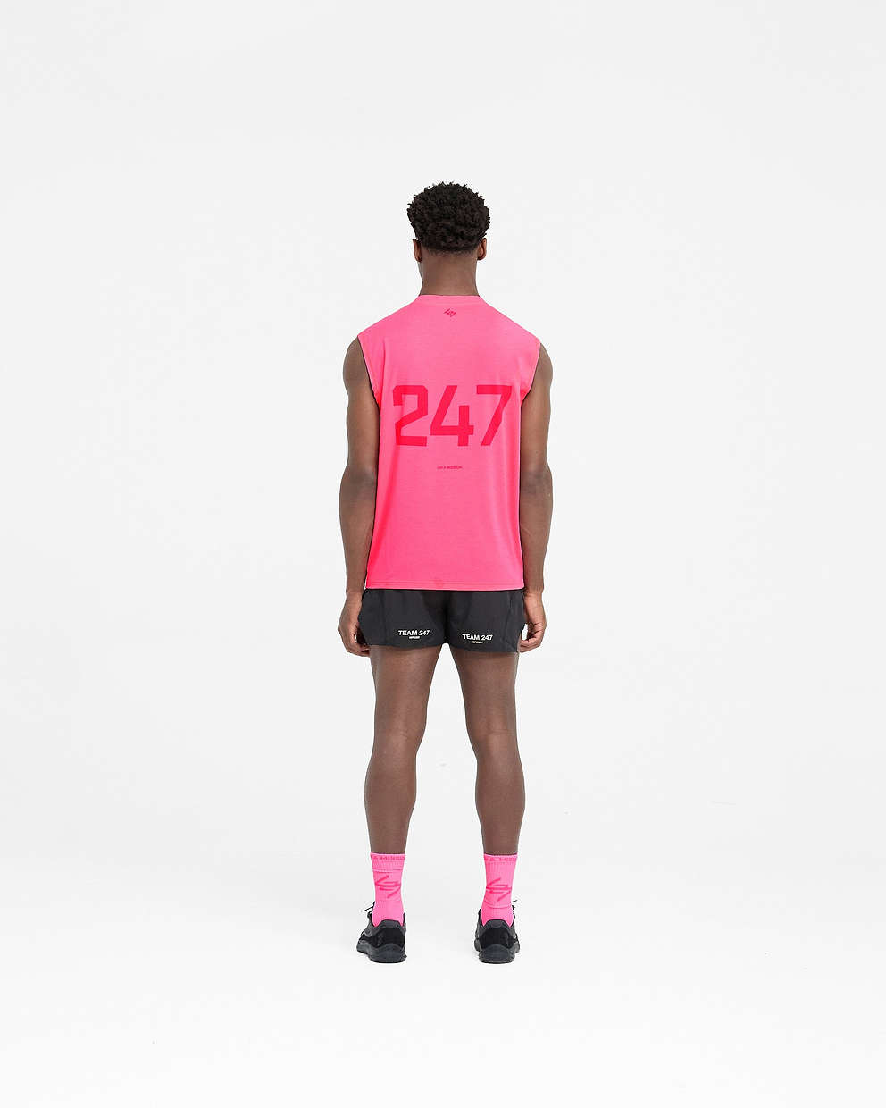 247 Oversized Tank - Ultra Pink