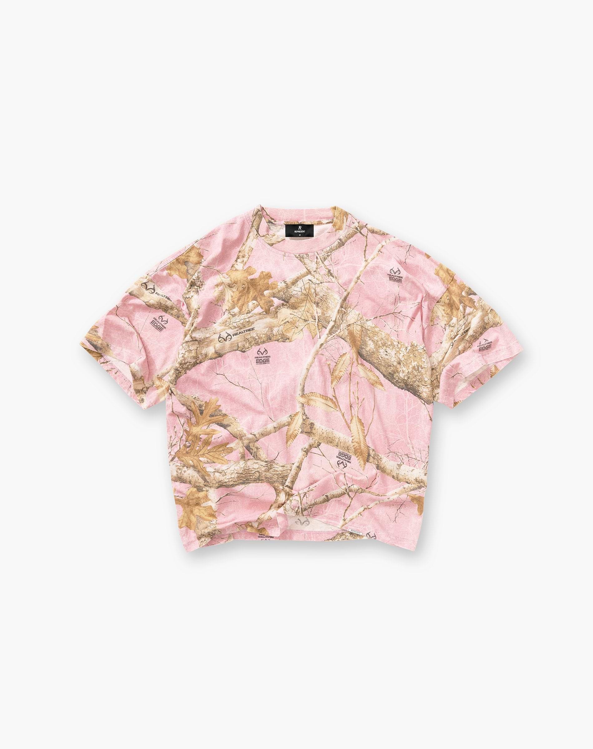 Washed Pink Camo Realtree Tee | Graphic T shirts | REPRESENT Washed Pink Camo Realtree Tee | Graphic T shirts | REPRESENT