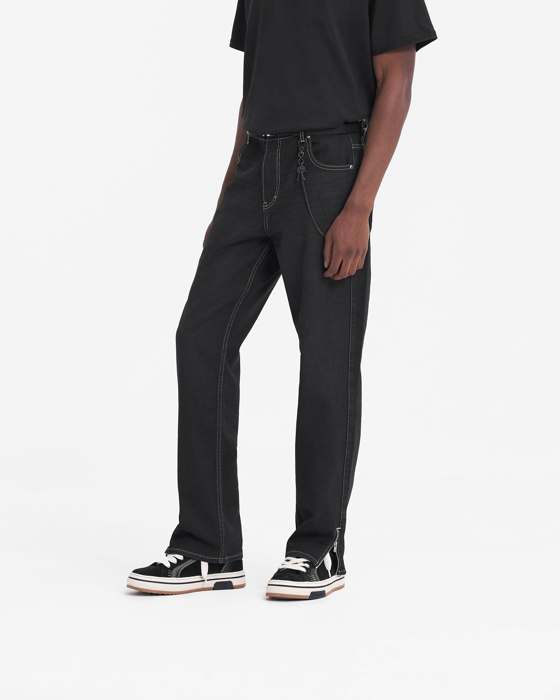 R2 Split Denim - Black
