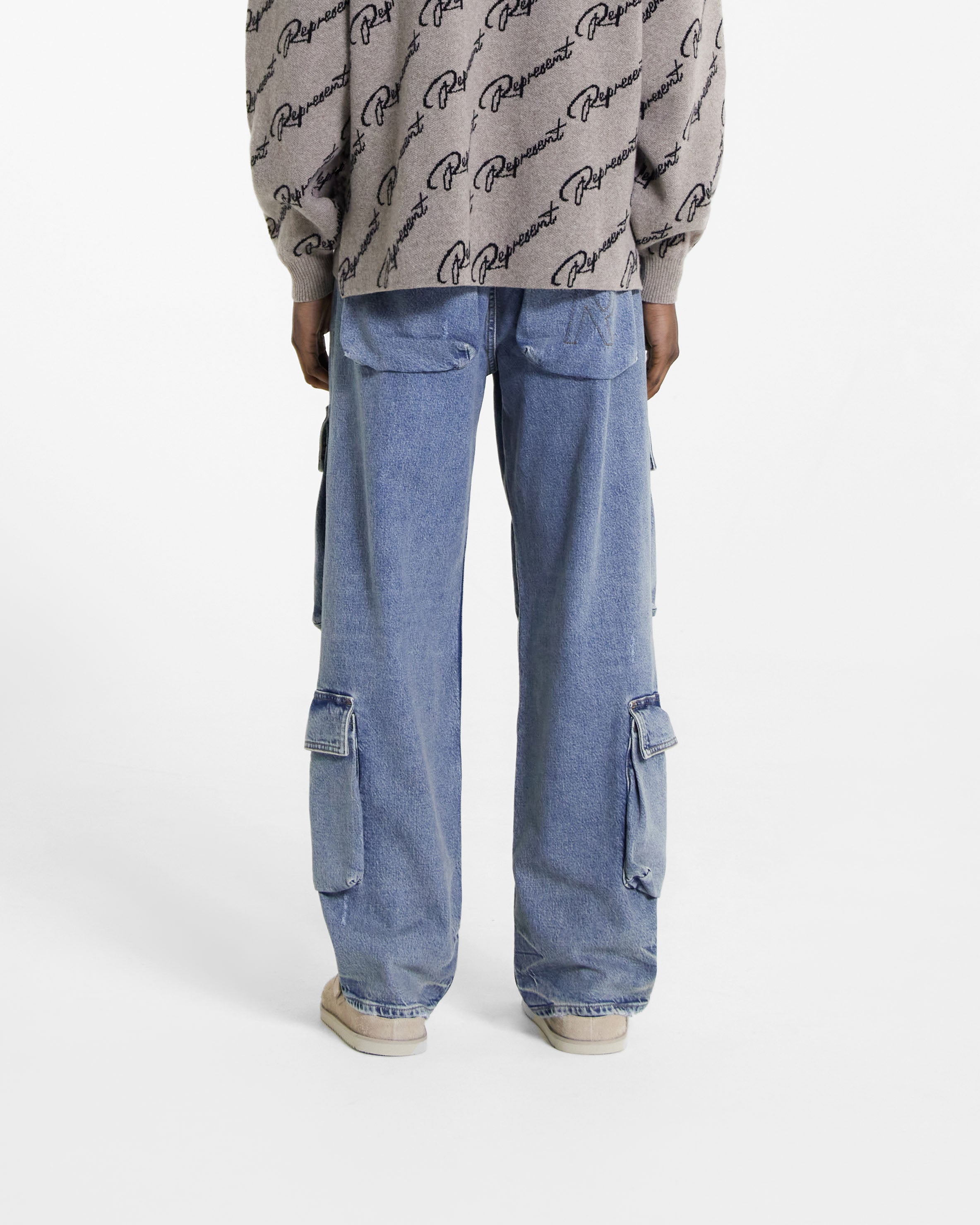 R3Ca Cargo Denim | Blue | REPRESENT