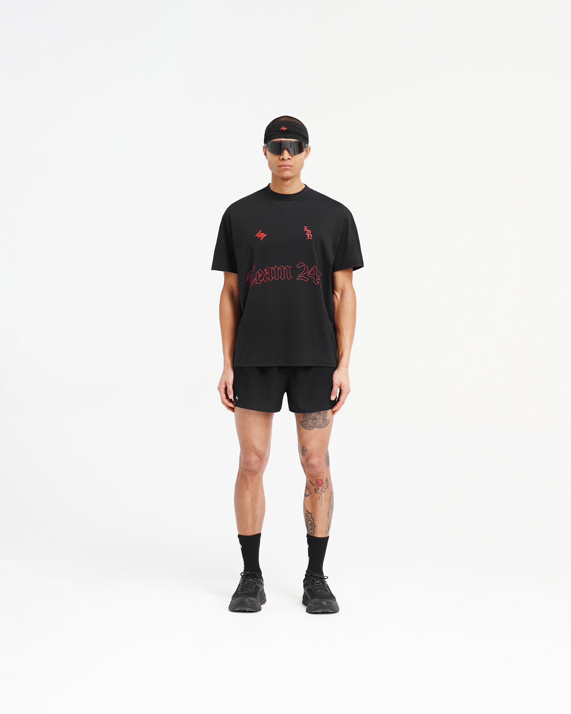 247 London Oversized T-Shirt - Black