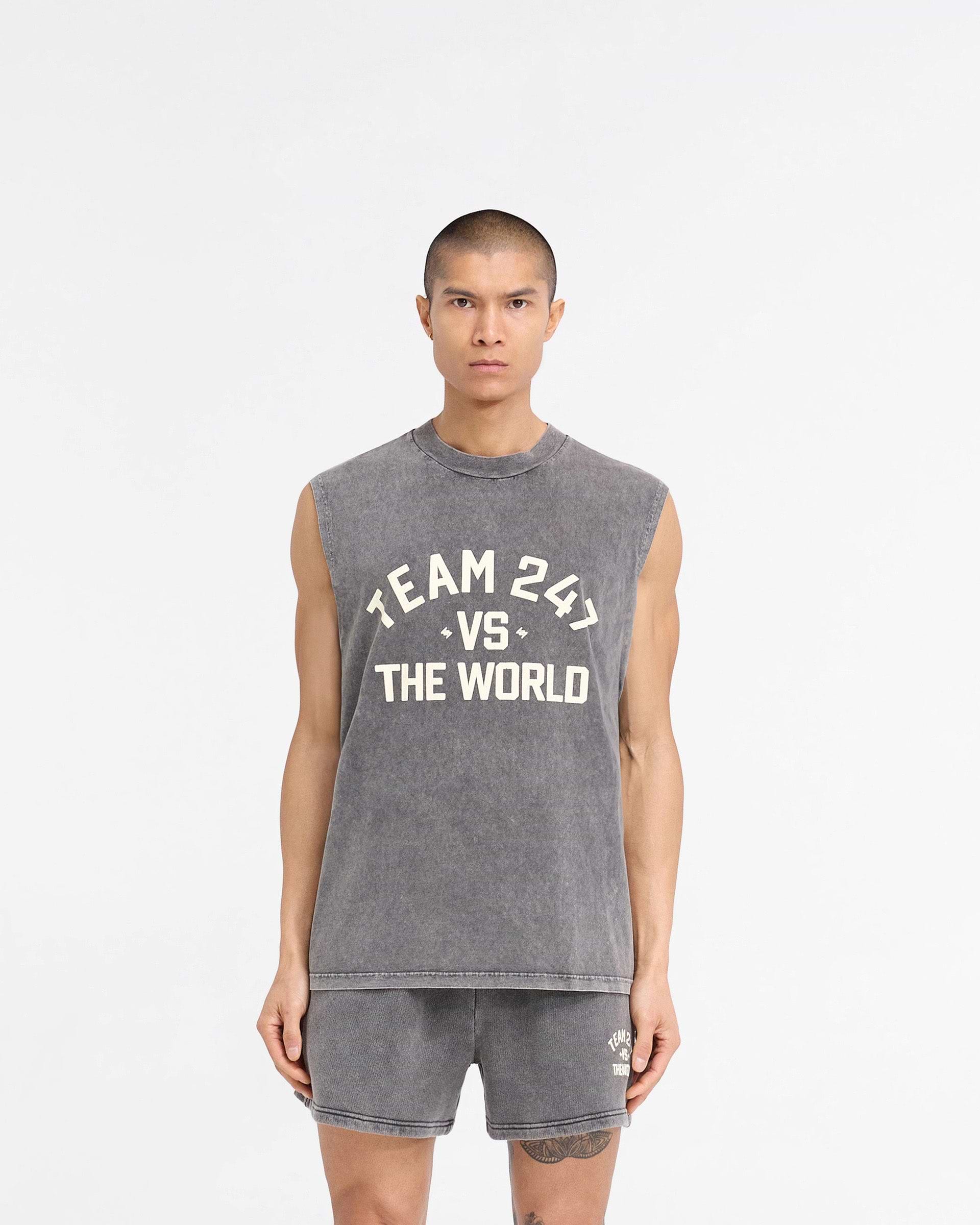 247 Vs The World Tank - Pewter