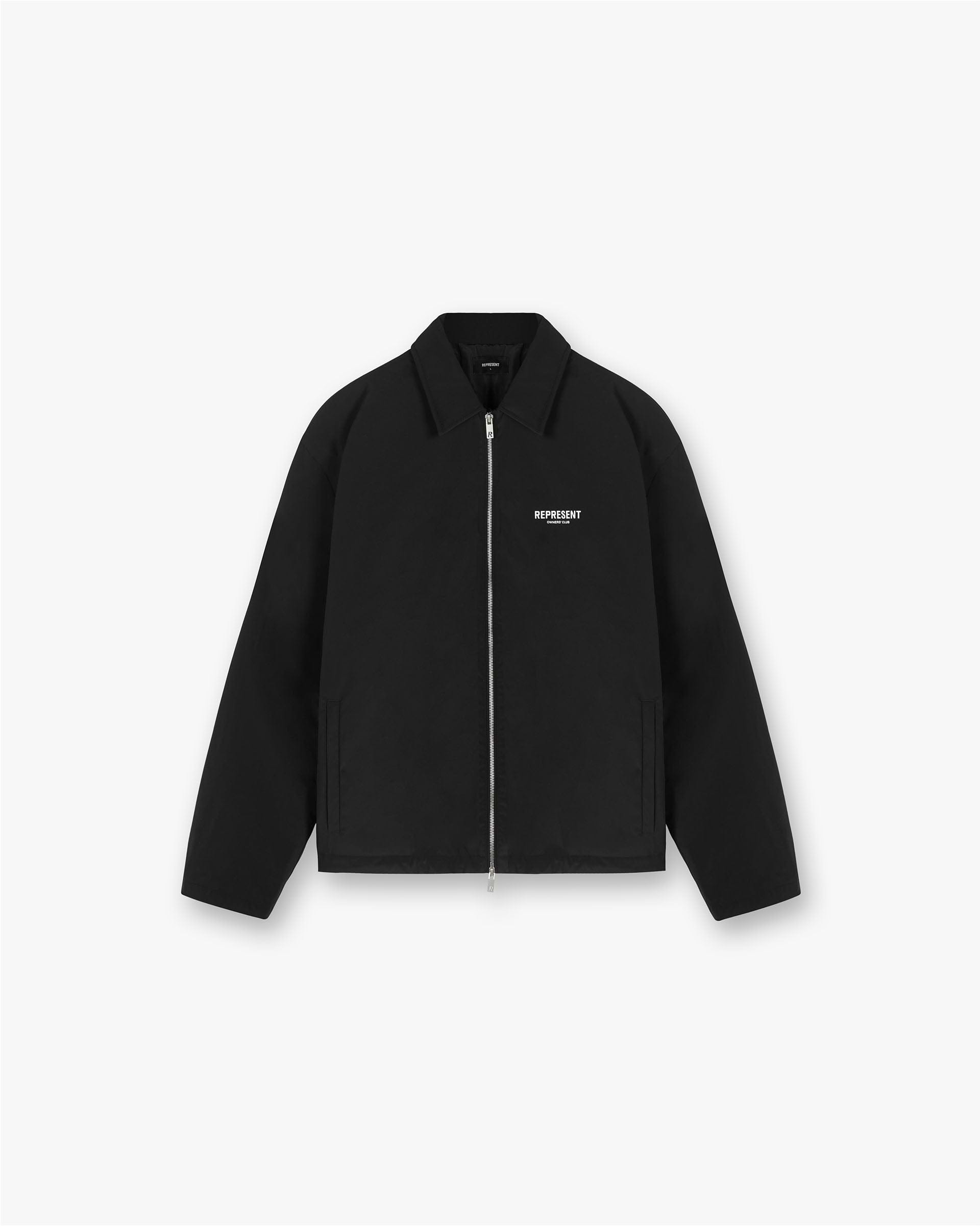 Black Coach Jacket | Owners' Club | REPRESENT Black Coach Jacket | Owners' Club | REPRESENT