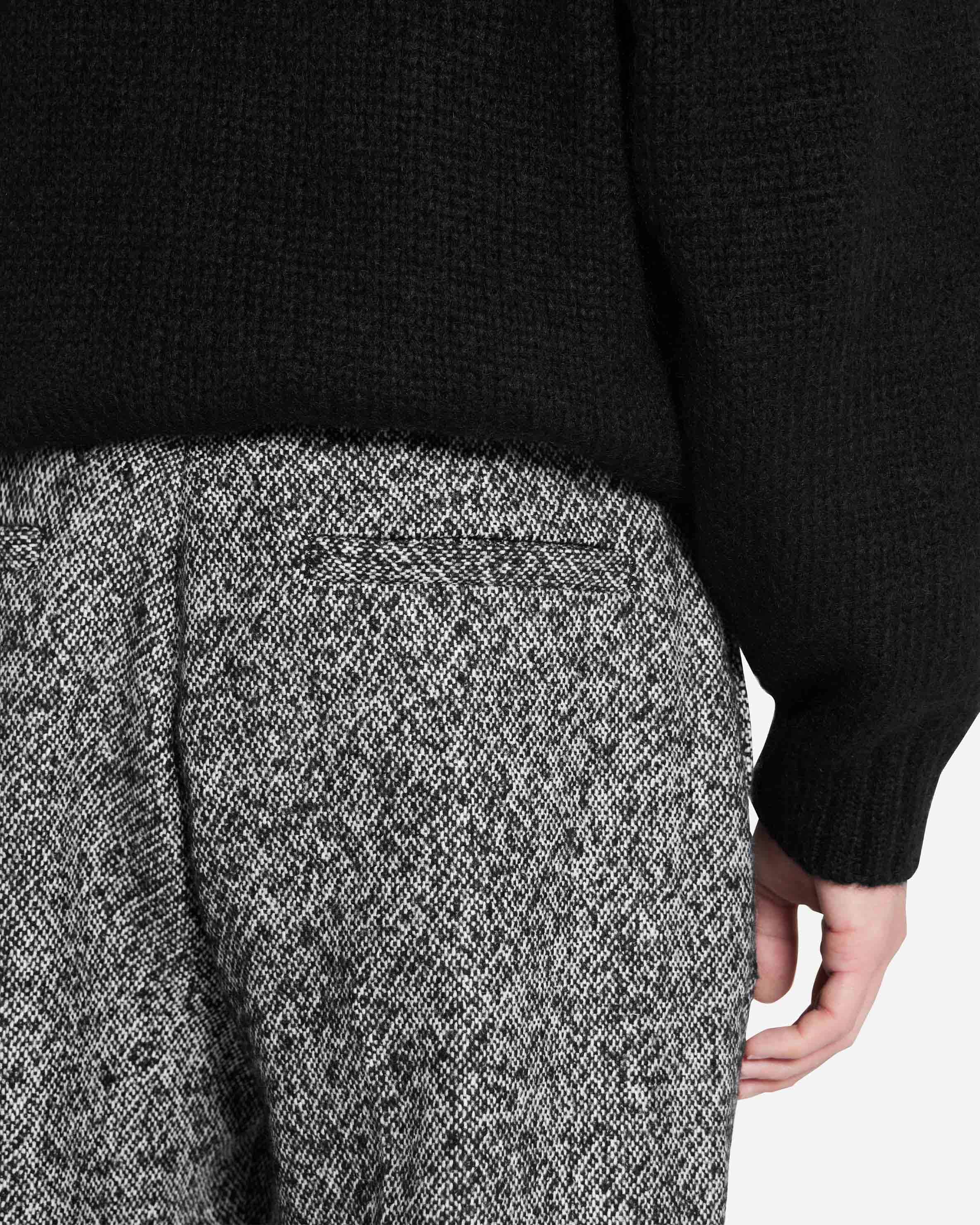 Wide Tailored Pant - Marble