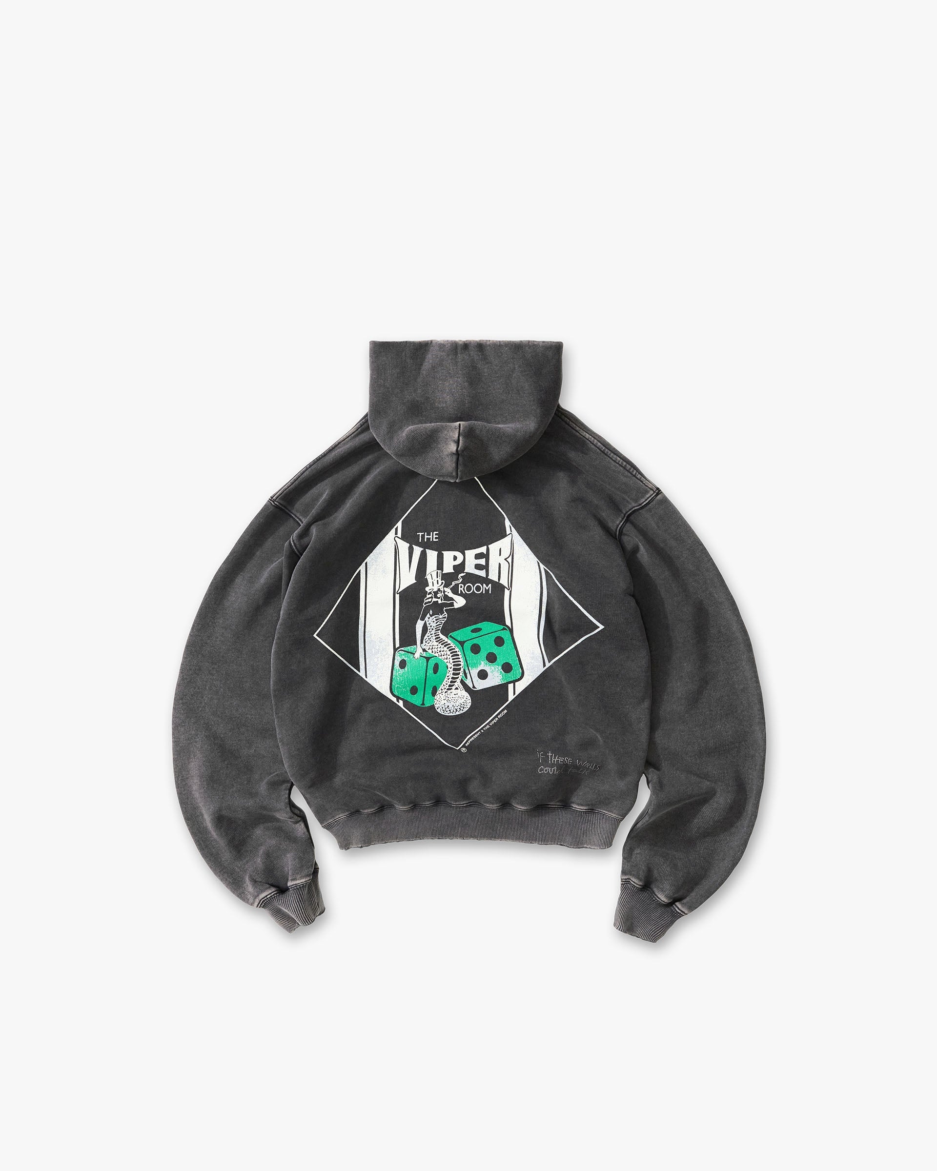 Represent x The Viper Room Dice Hoodie - Vintage Grey