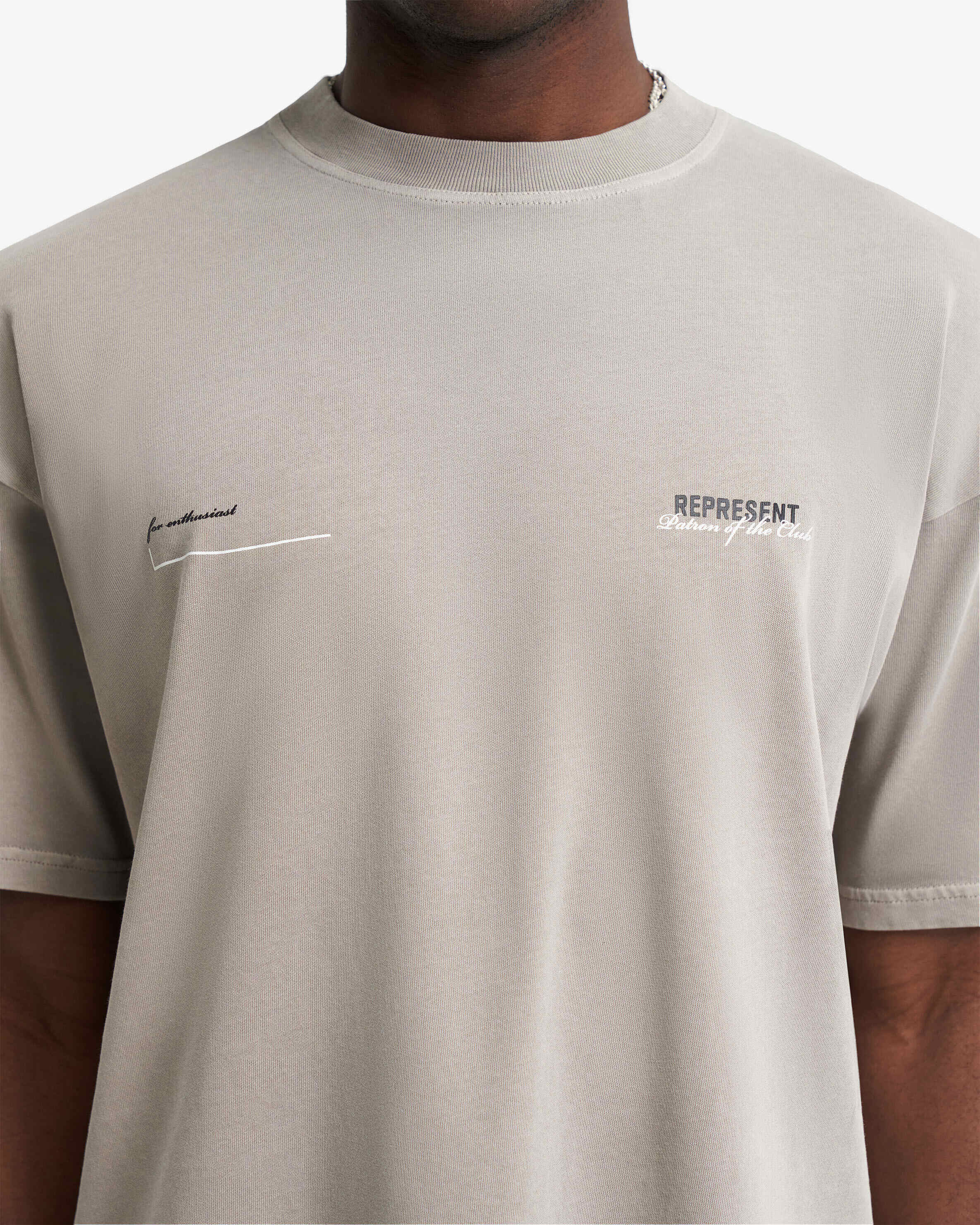 Patron Of The Club T-Shirt | Mudstone | REPRESENT