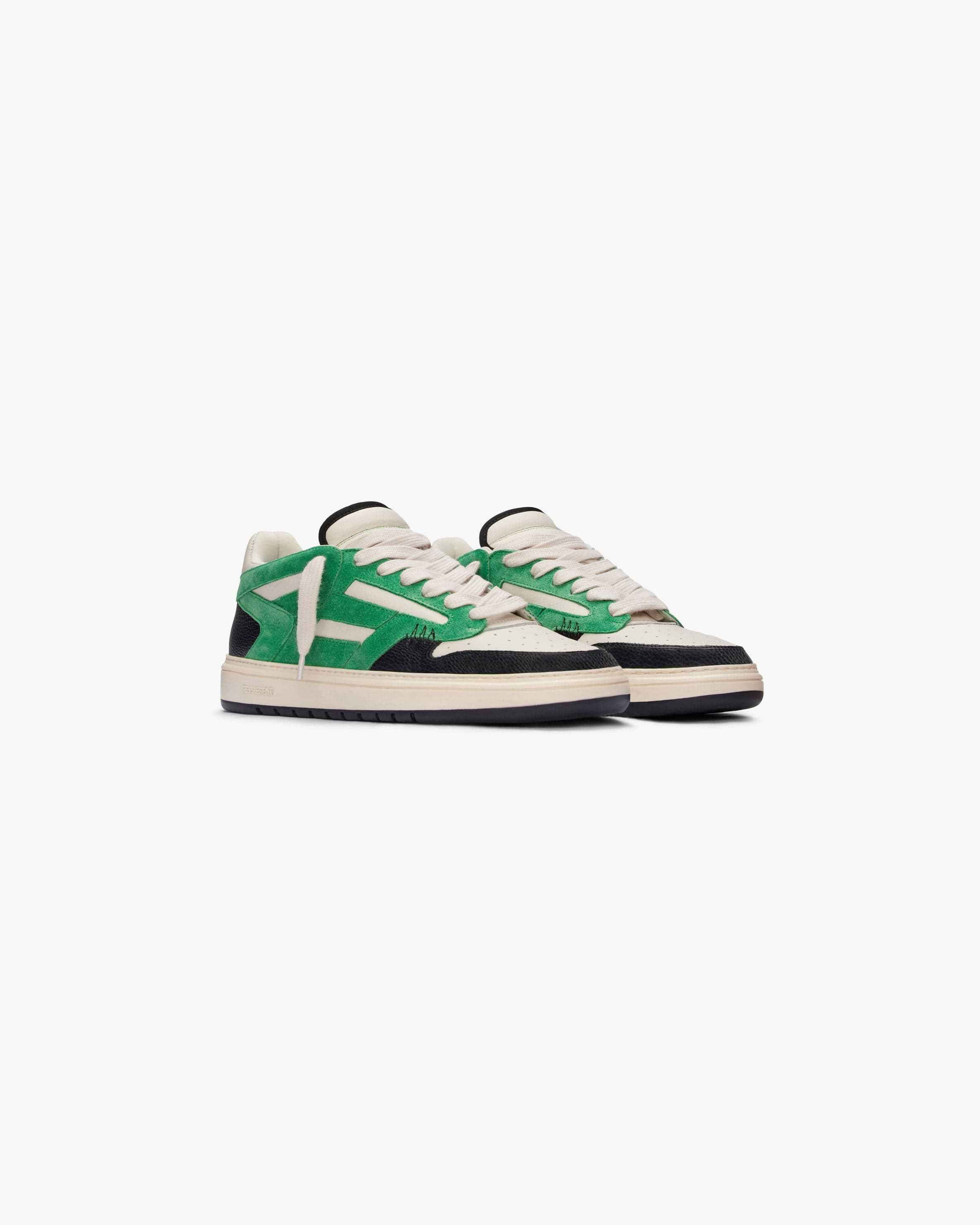 Green Reptor Low Sneakers | REPRESENT CLO