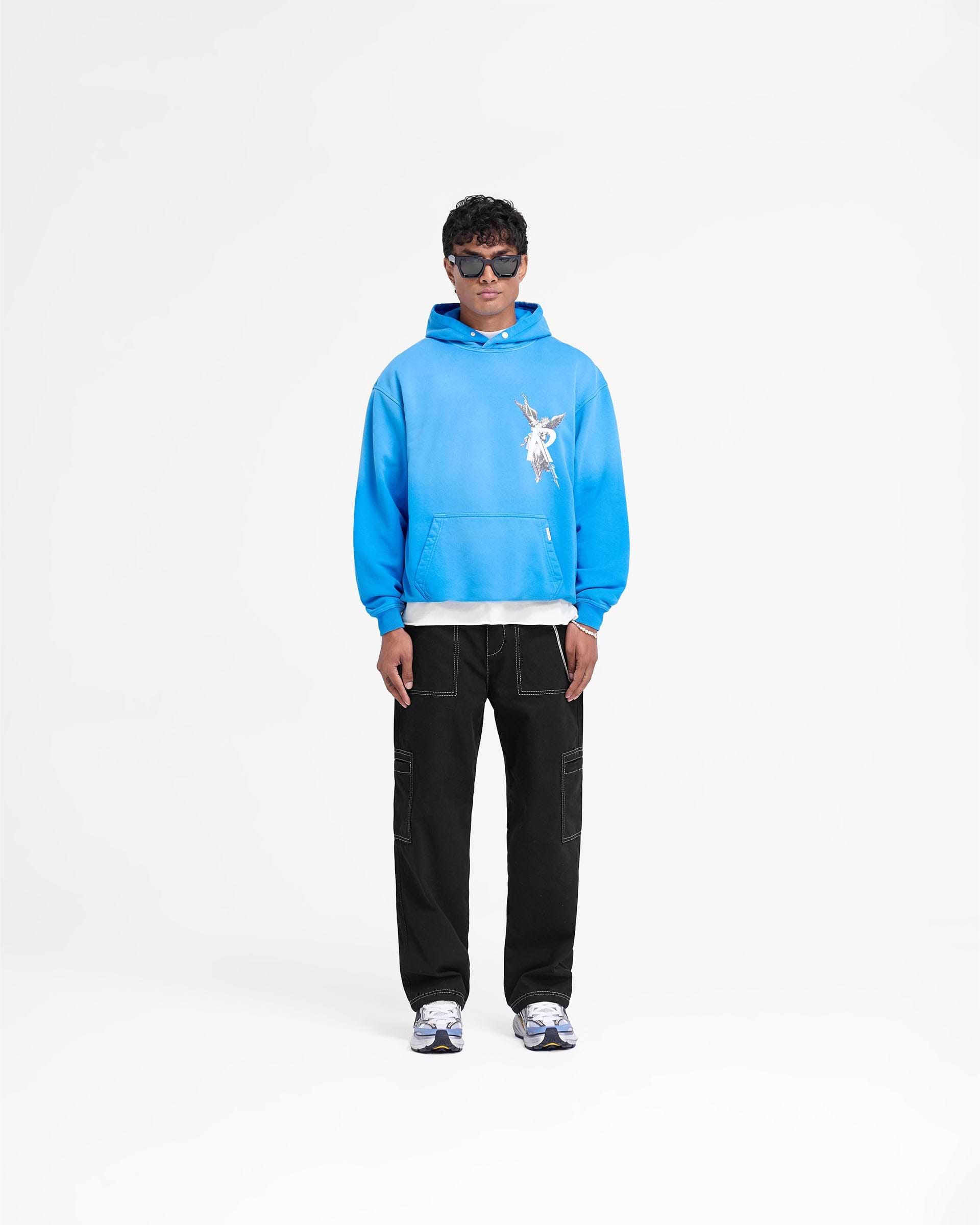 Electric Blue Archangel Hoodie | Graphic Hoodies | REPRESENT