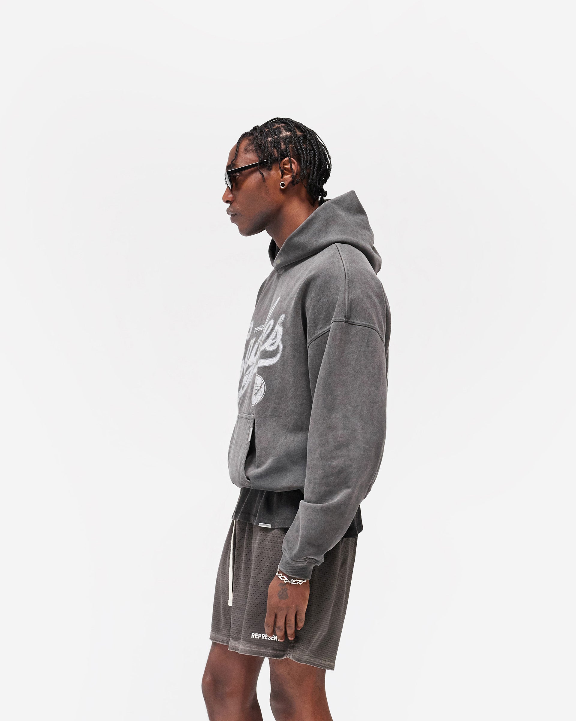 Philadelphia Eagles Hoodie in Vintage Grey | Represent x NFL