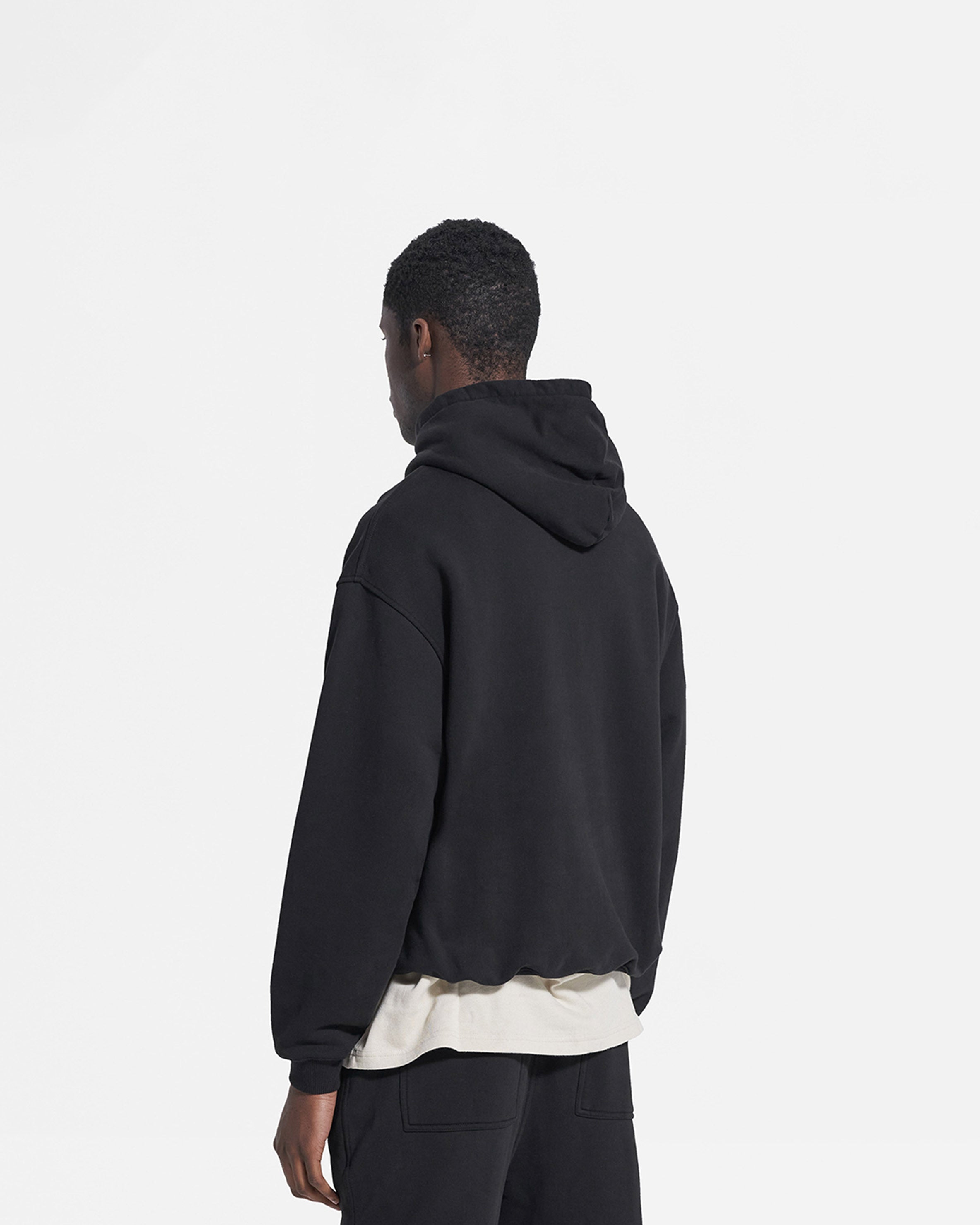 Blank Hoodie | Jet Black | REPRESENT CLO