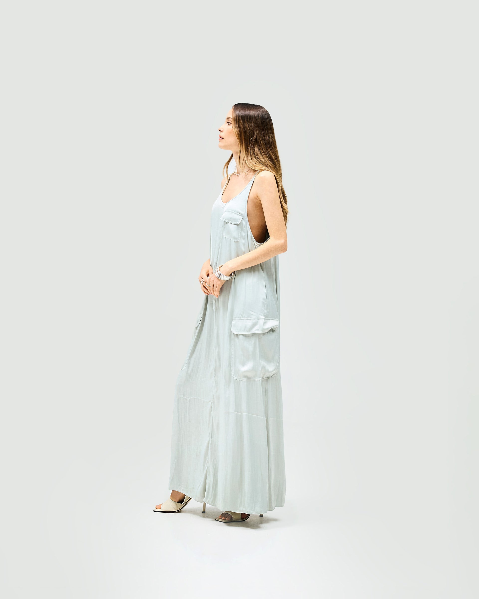 Adrenaline Maxi Dress - Basil