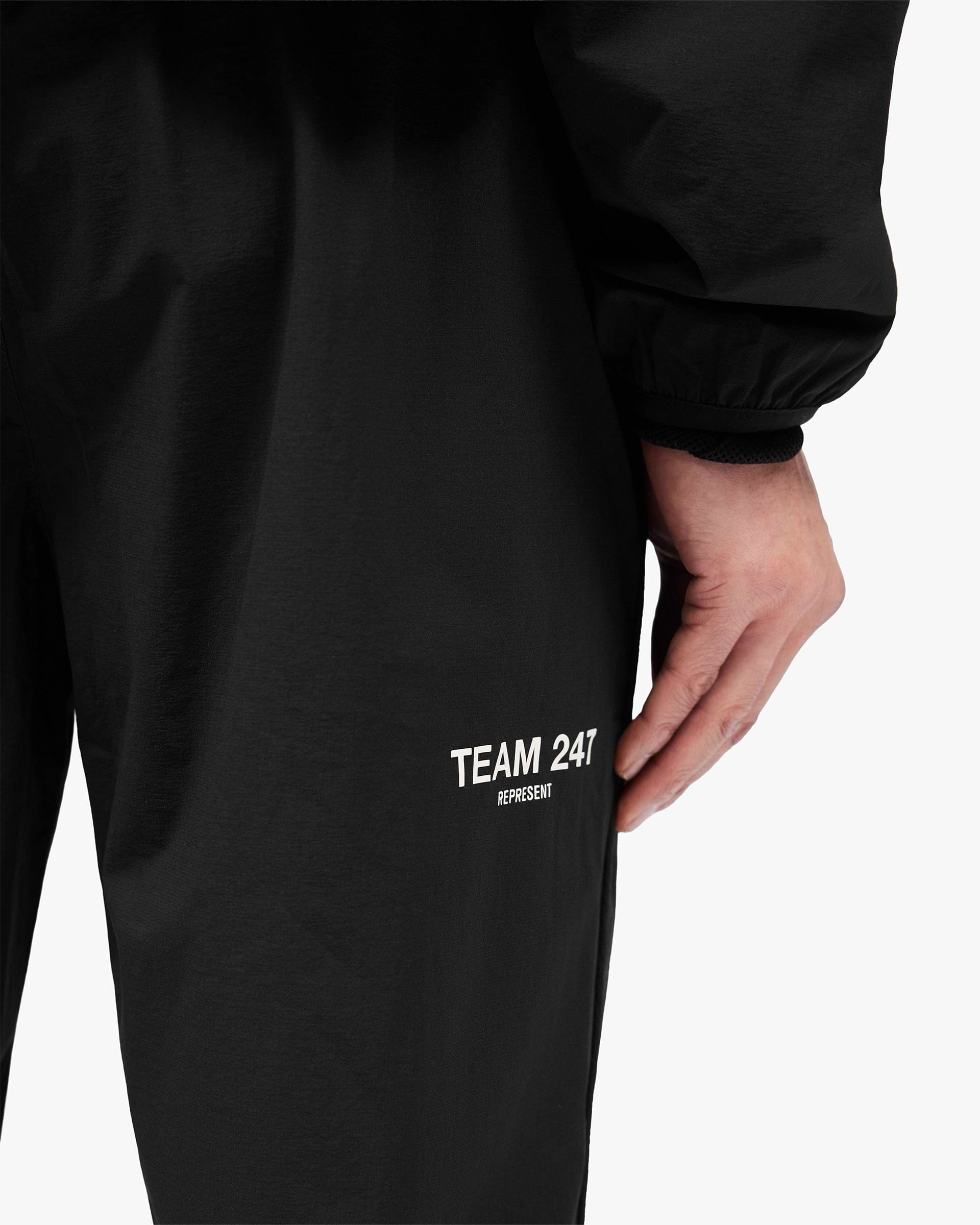 Team 247 Straight Leg Track Pant - Jet Black | 247 SS26 Pants