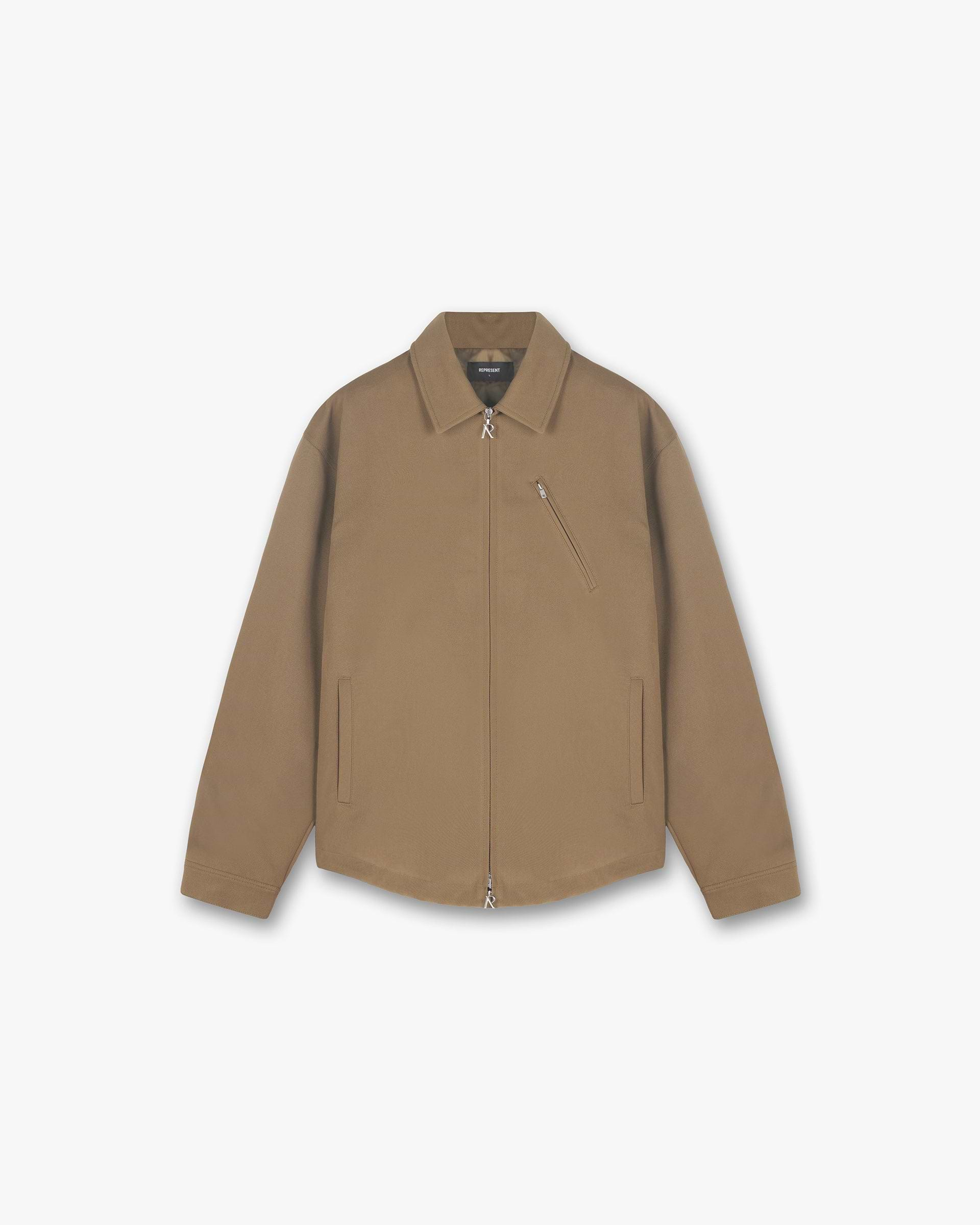 Heavy Zip Overshirt - Hazel