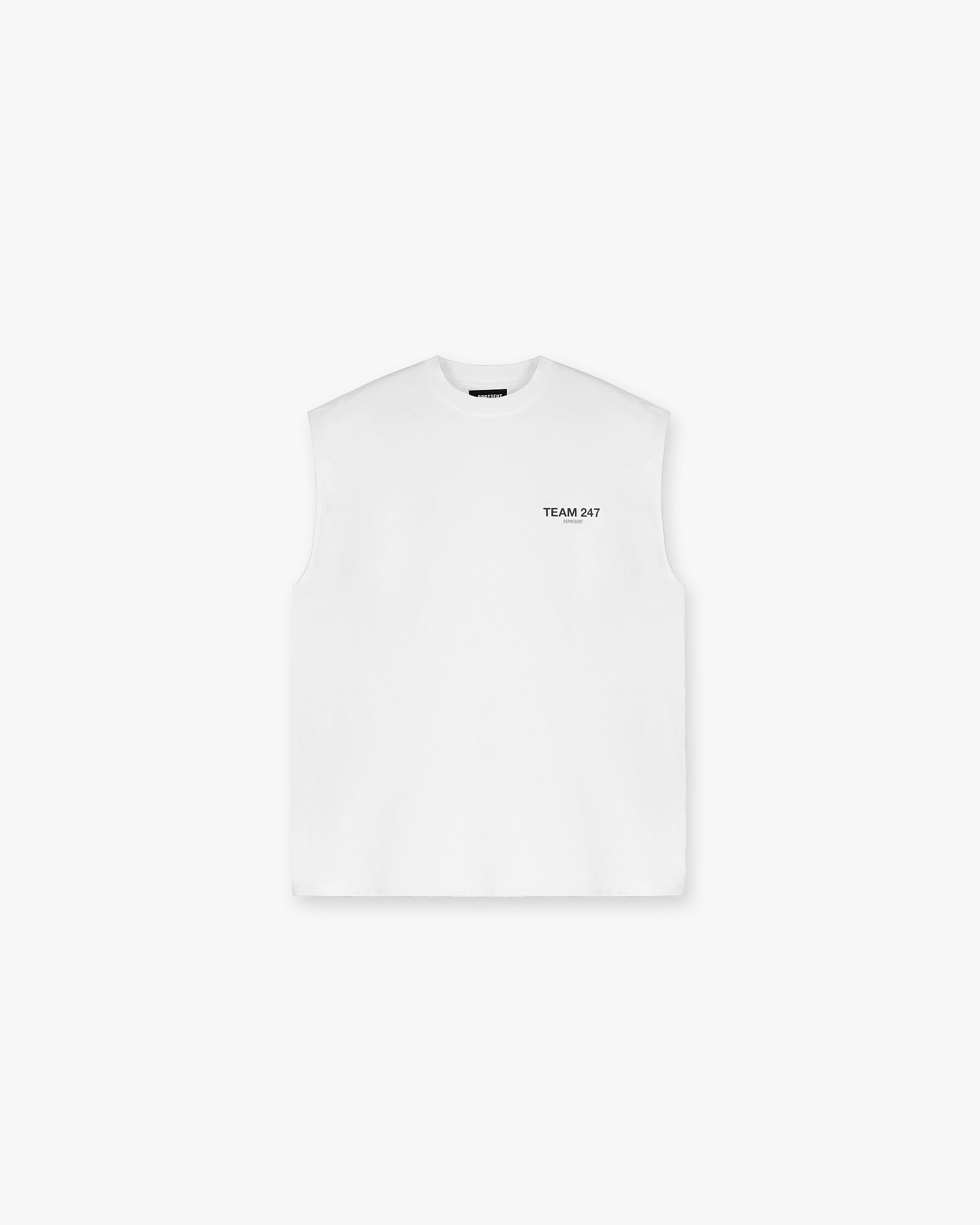 Team 247 Oversized Tank | Flat White T-Shirts 247 | Represent Clo