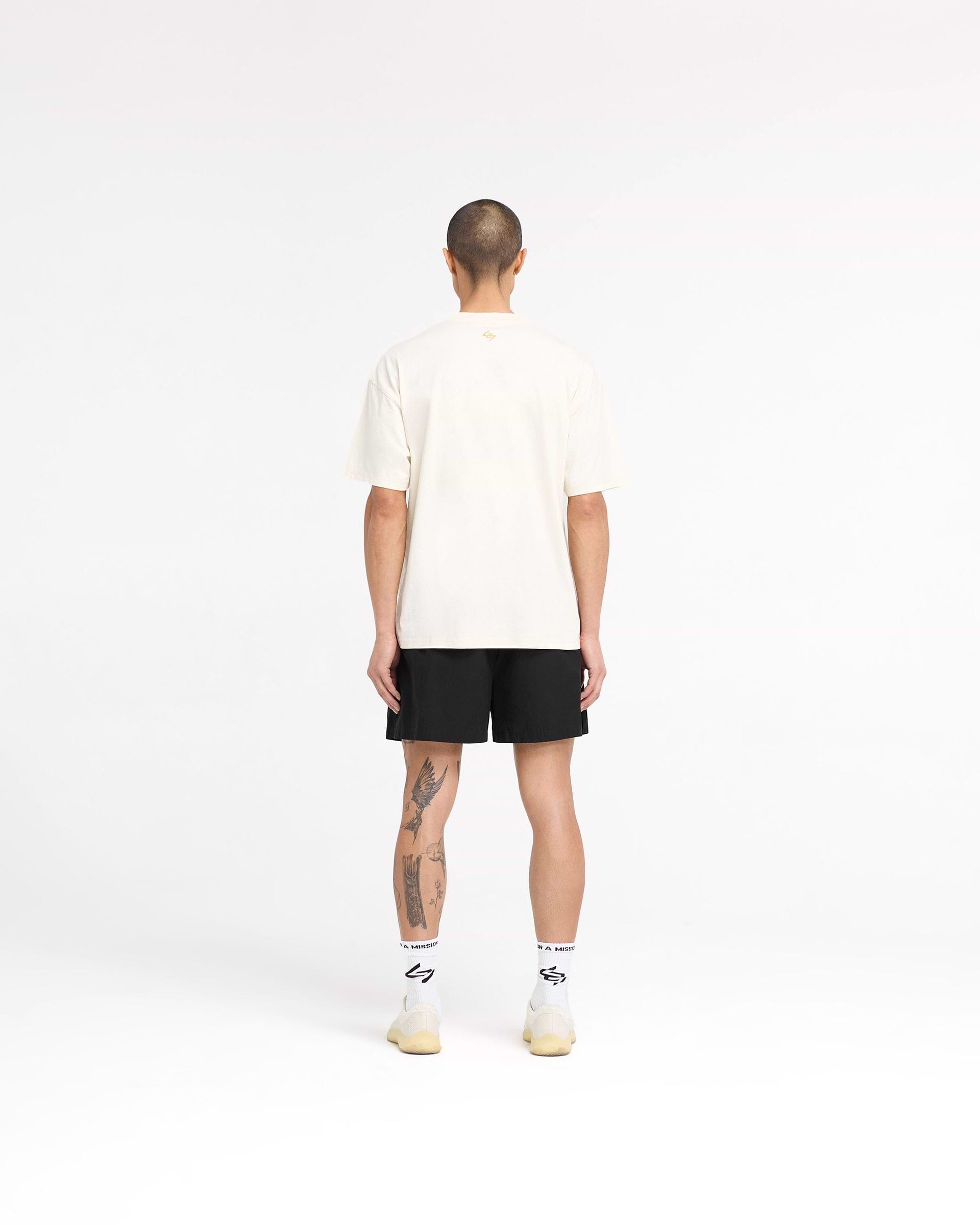 247 Represent Gymnasium Track Short - Off Black