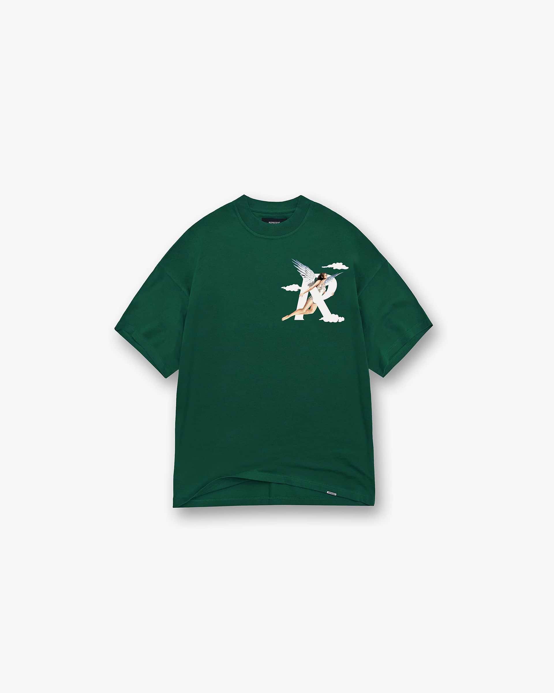 Storms In Heaven T-Shirt | Racing Green T-Shirts SS23 | Represent Clo