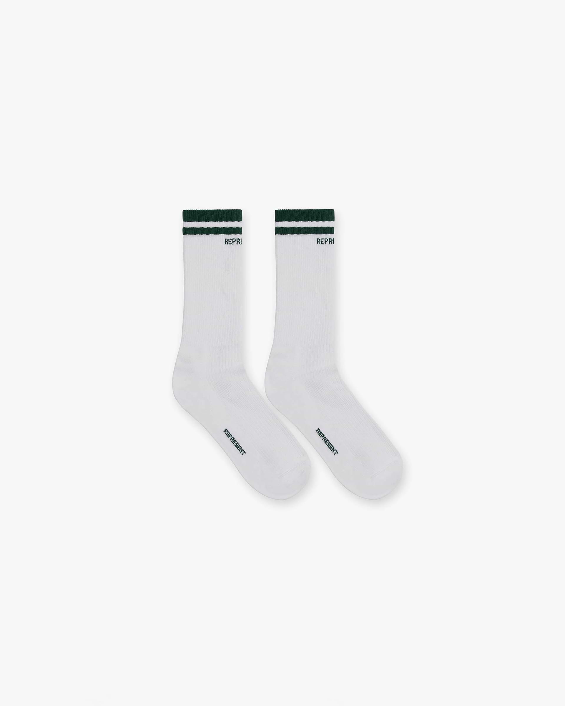 Represent College Socks | Racing Green Accessories SS23 | Represent Clo