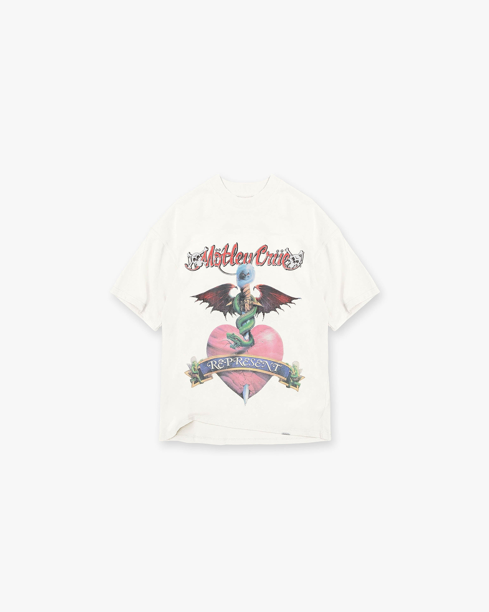 Represent x Mötley Crüe™️ Without You T-Shirt - Flat White
