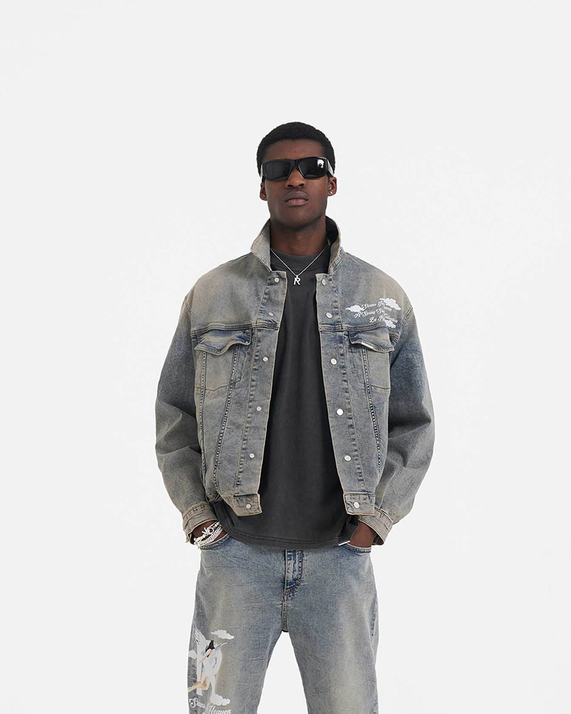 Storms in Heaven Jacket - Blue Cream
