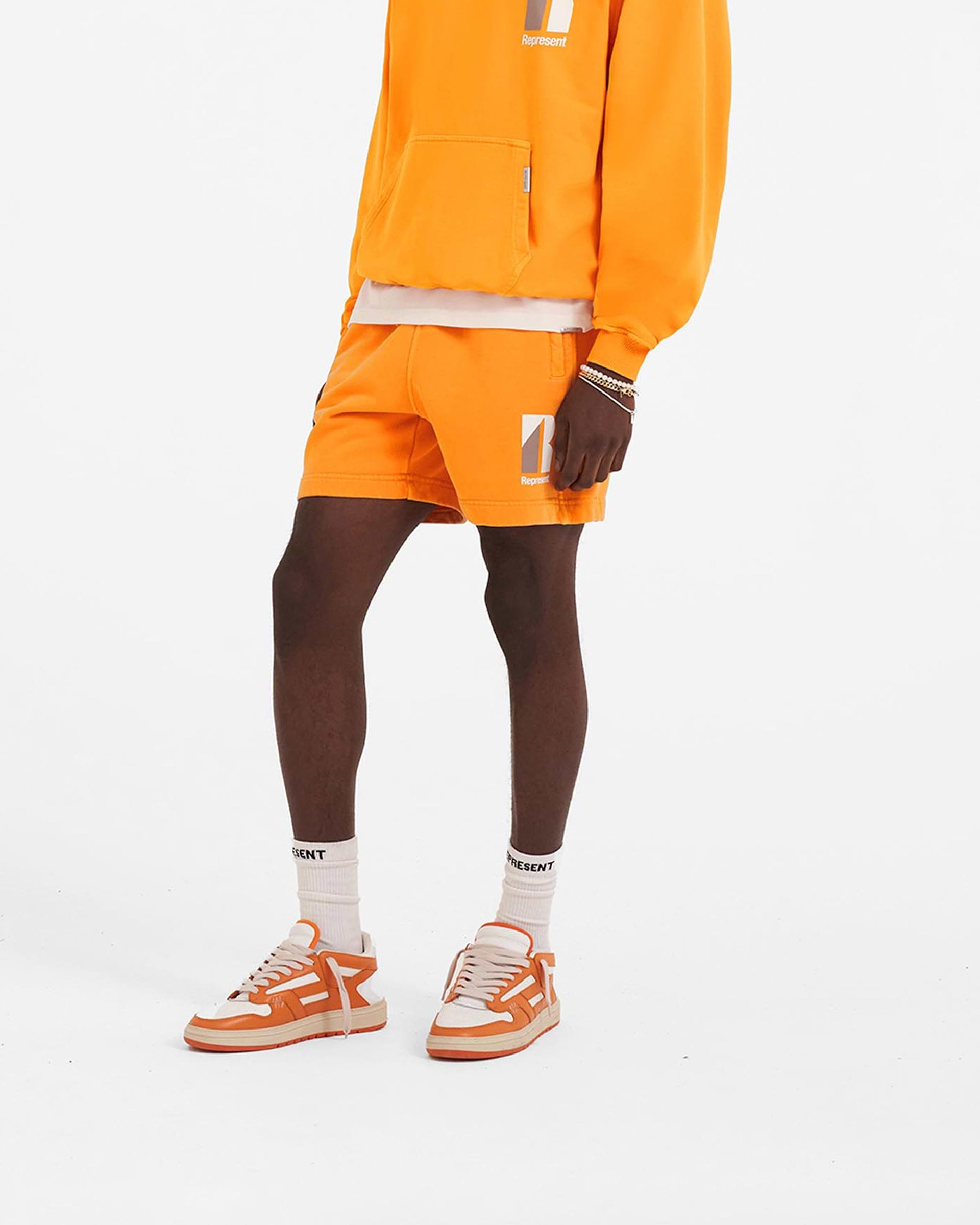 Decade of Speed Shorts | Neon Orange Shorts SS23 | Represent Clo