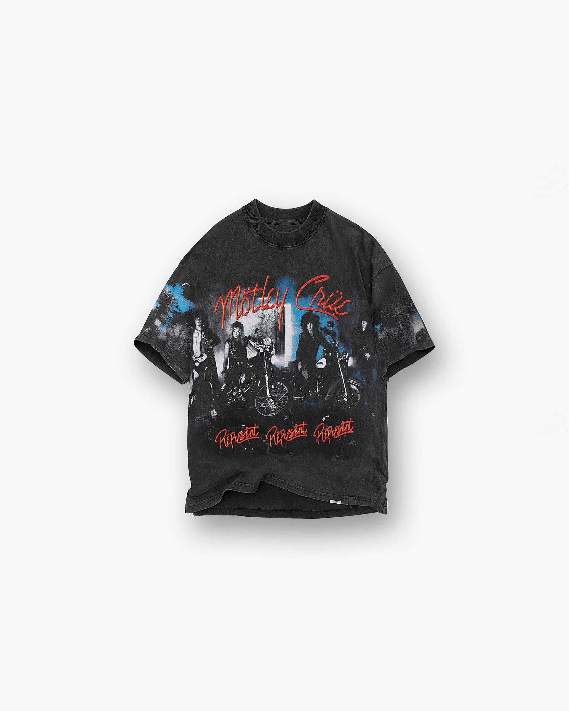 Represent x Mötley Crüe™️ Bad Boys T-Shirt - Vintage Grey