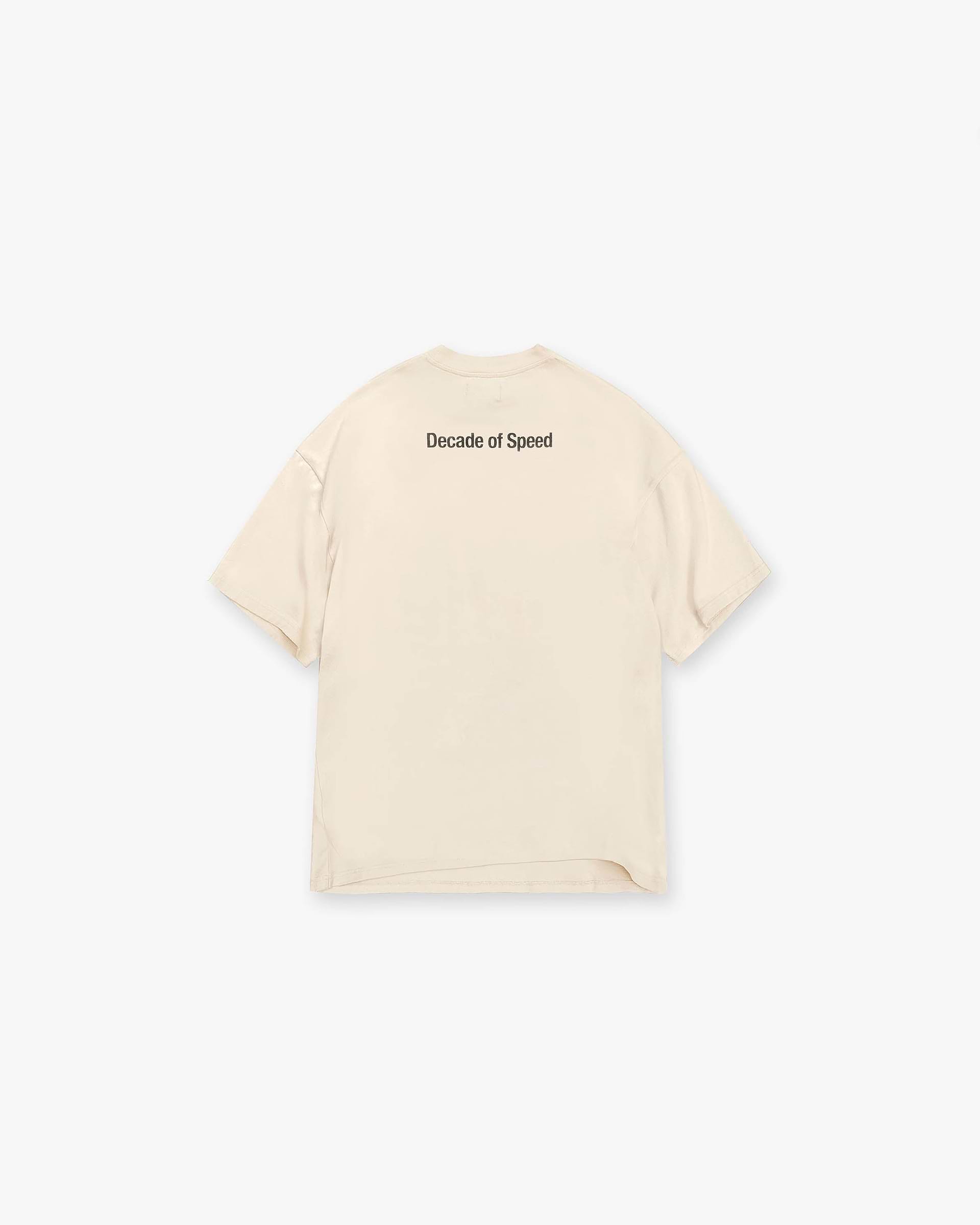 Decade Of Speed T-Shirt - Cream