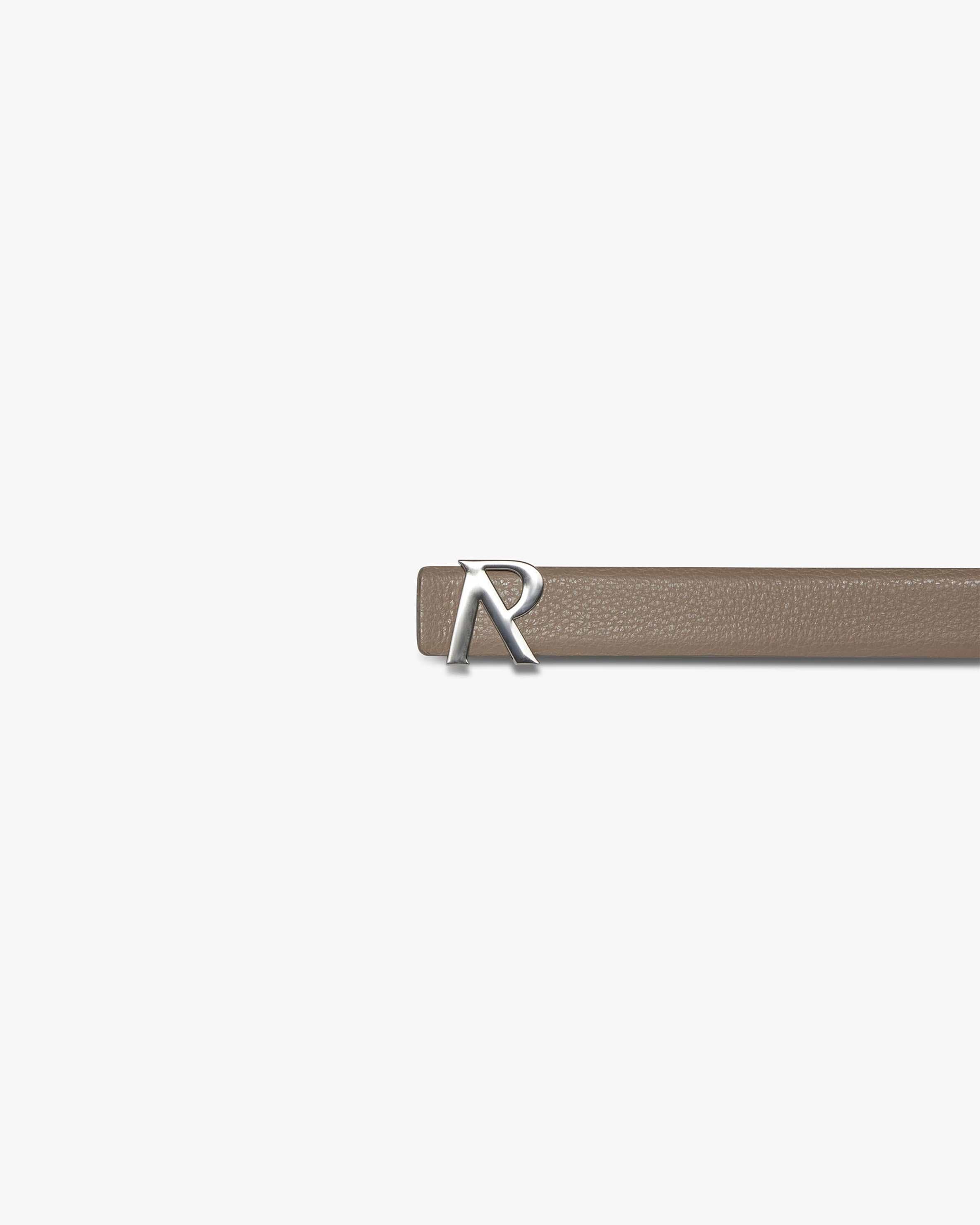Tumbled italian leather belt on sale