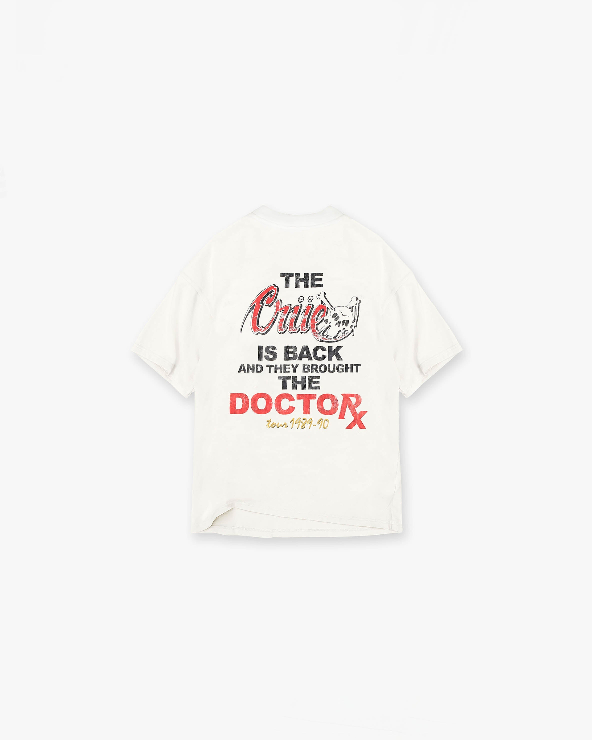 Represent x Mötley Crüe™️ Dr Feelgood T-Shirt - Flat White