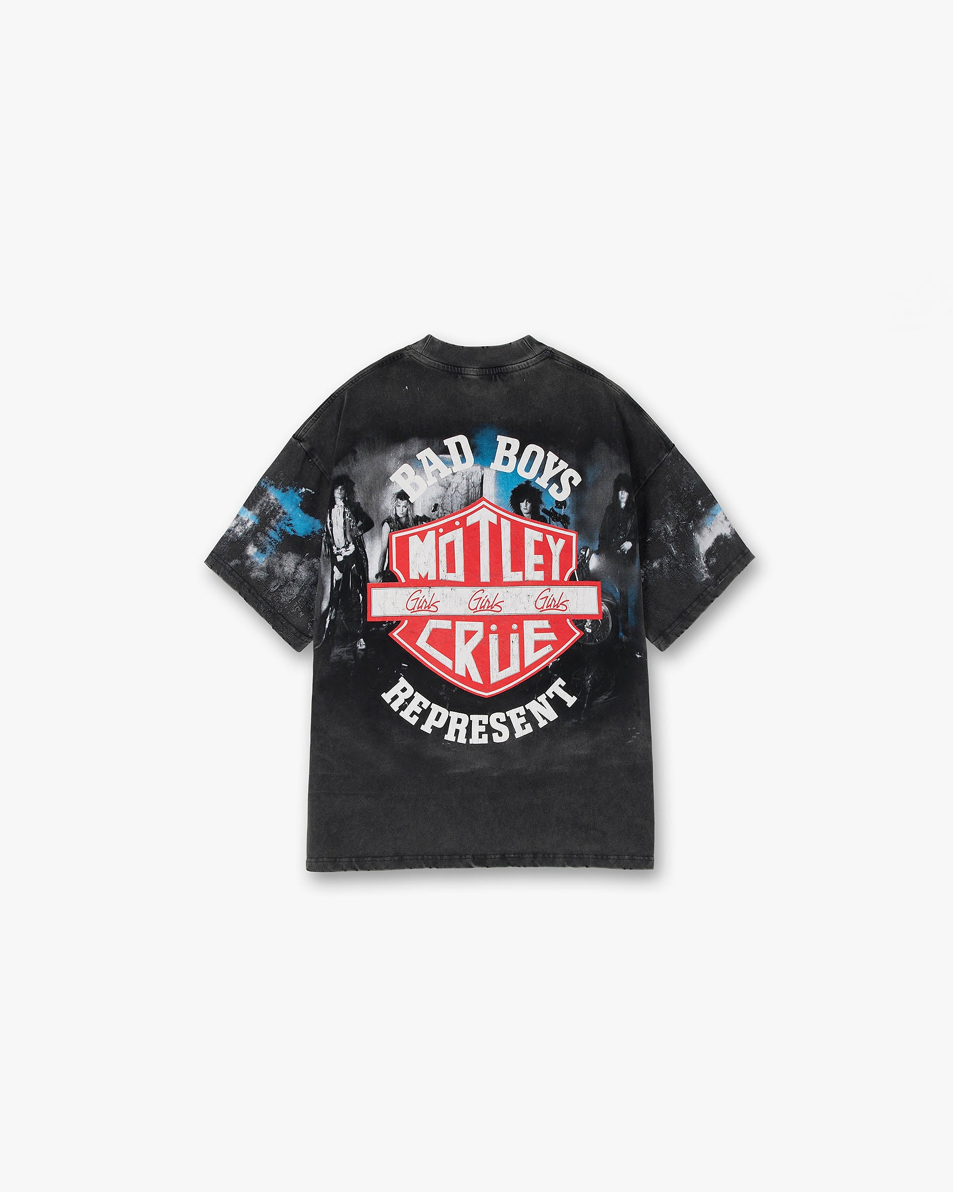 Represent x Mötley Crüe™️ Bad Boys T-Shirt - Vintage Grey