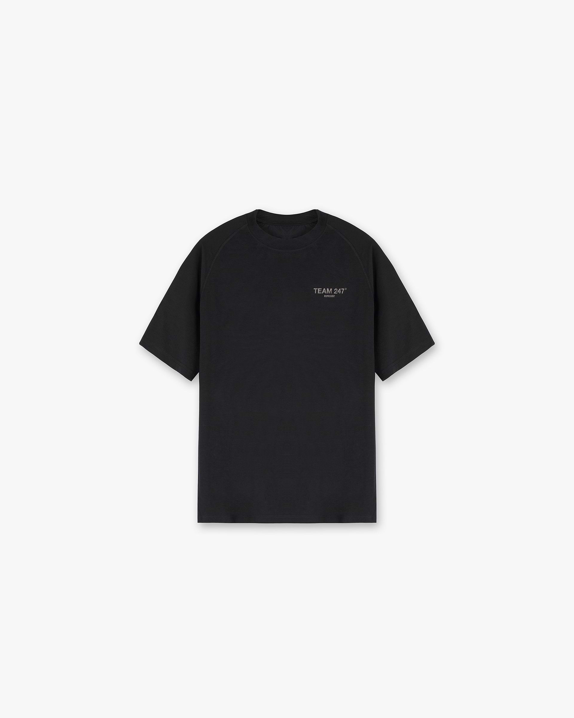 247 Team Run T-Shirt | Black T-Shirts 247 | Represent Clo