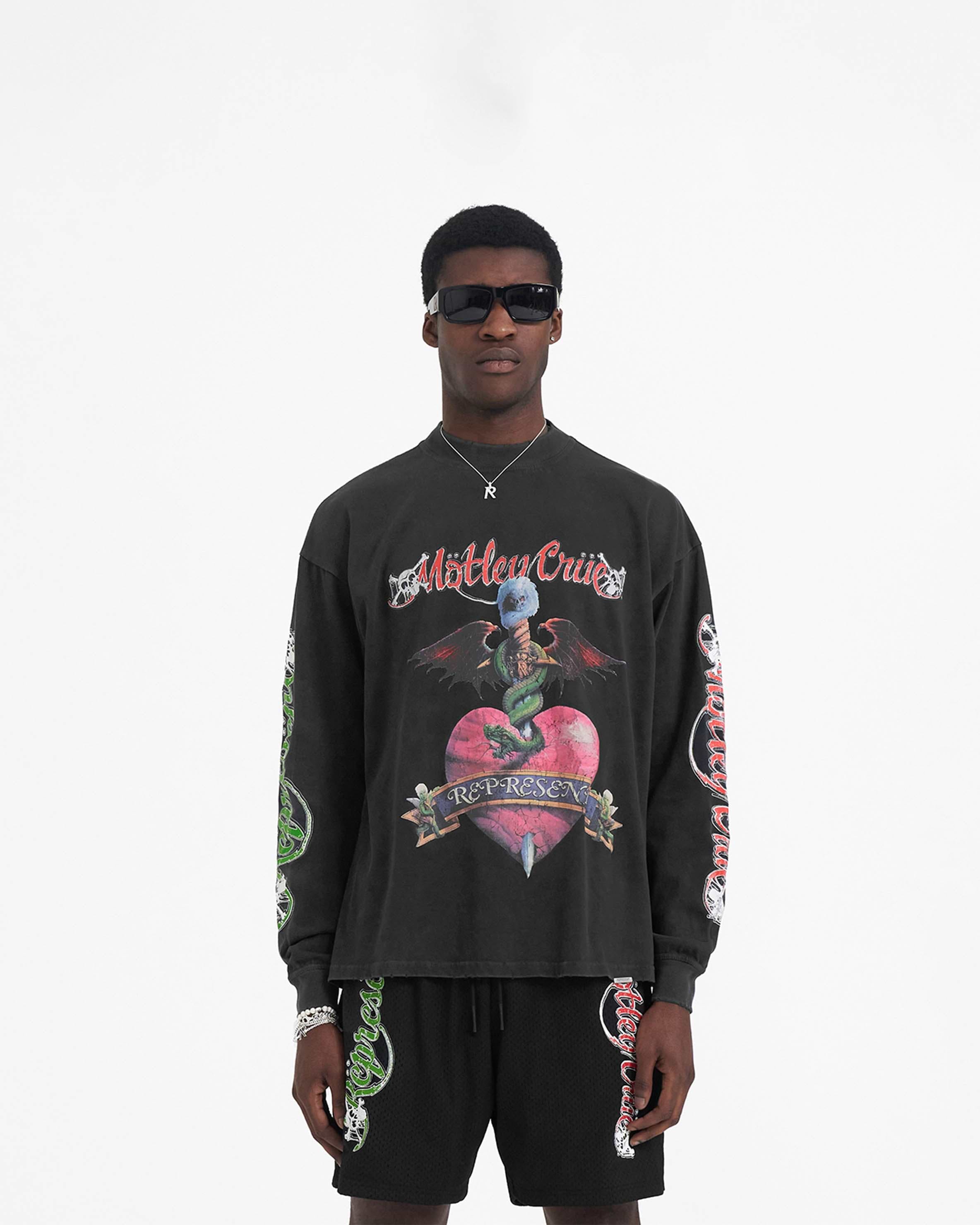 Motley crue long shop sleeve t shirts