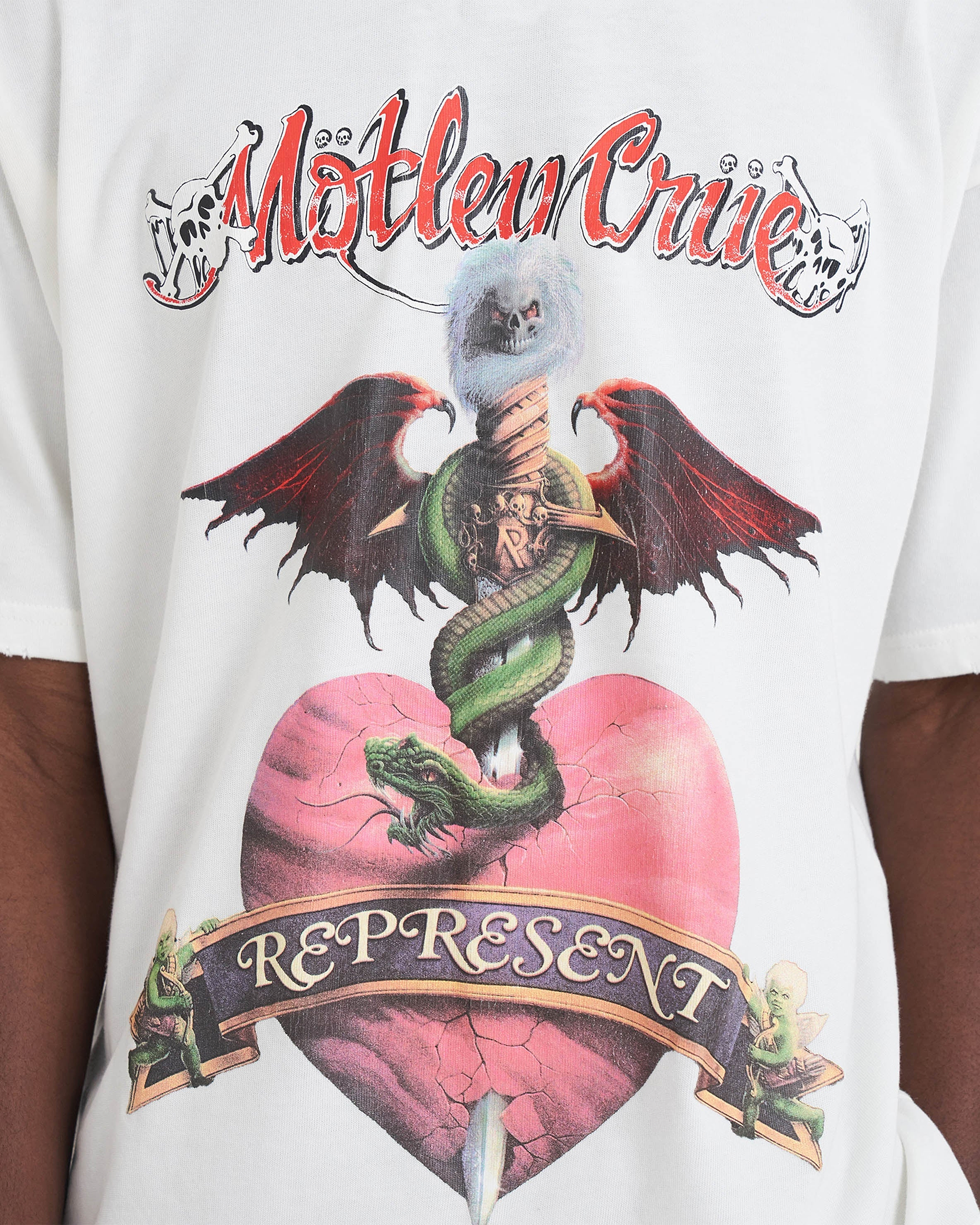 Represent x Mötley Crüe™️ Without You T-Shirt - Flat White