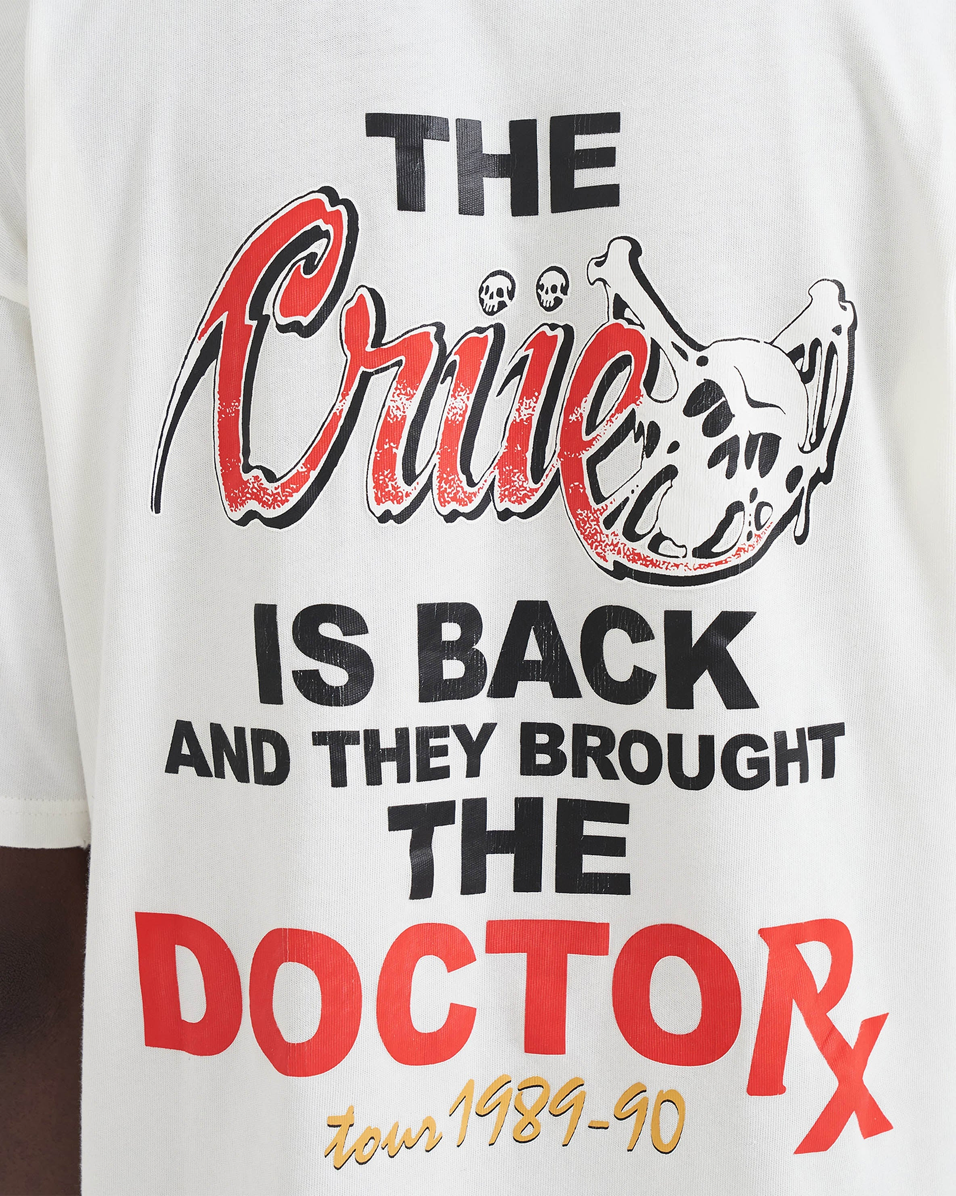 Represent x Mötley Crüe™️ Dr Feelgood T-Shirt - Flat White