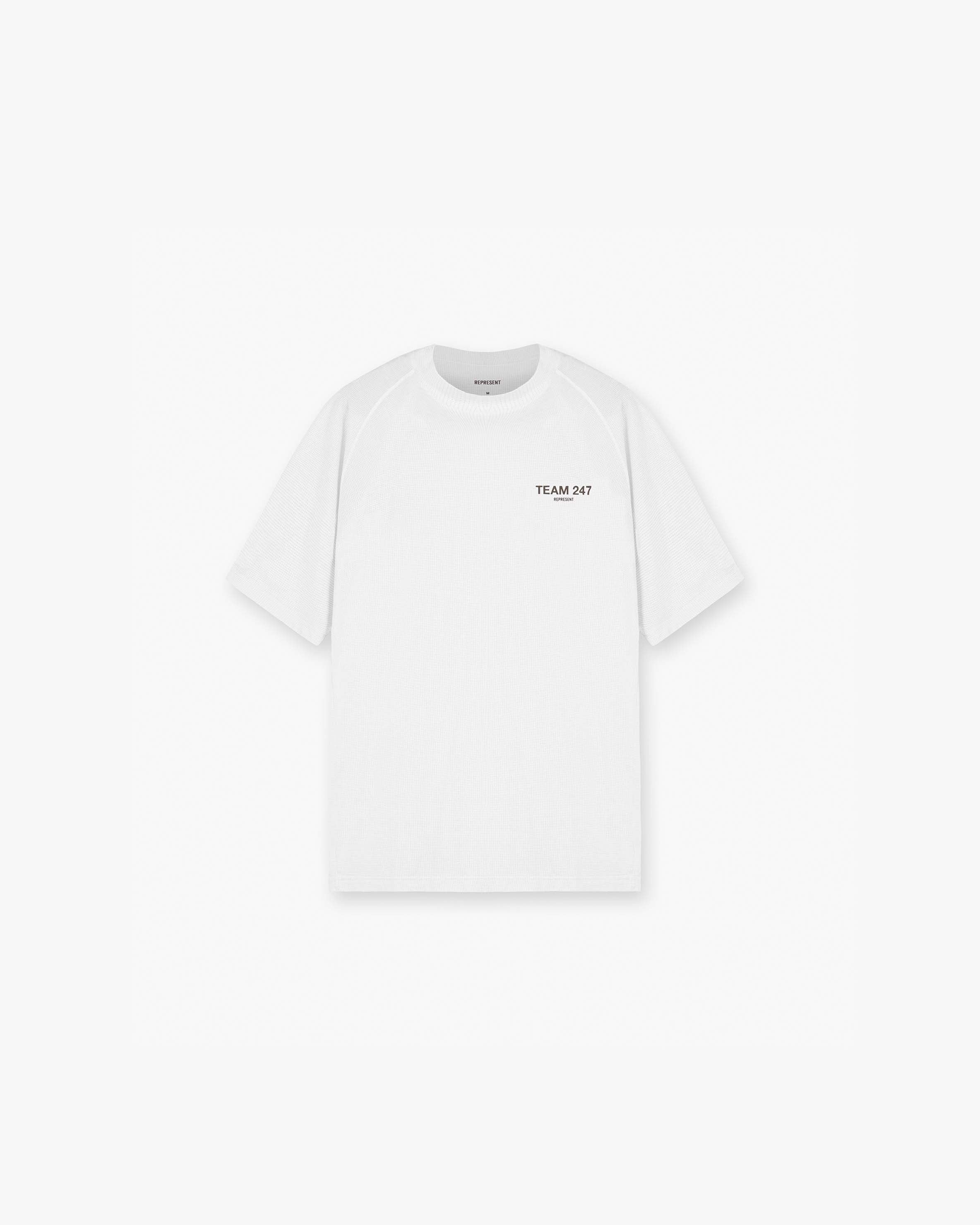 247 Team Run T-Shirt | Flat White T-Shirts 247 | Represent Clo