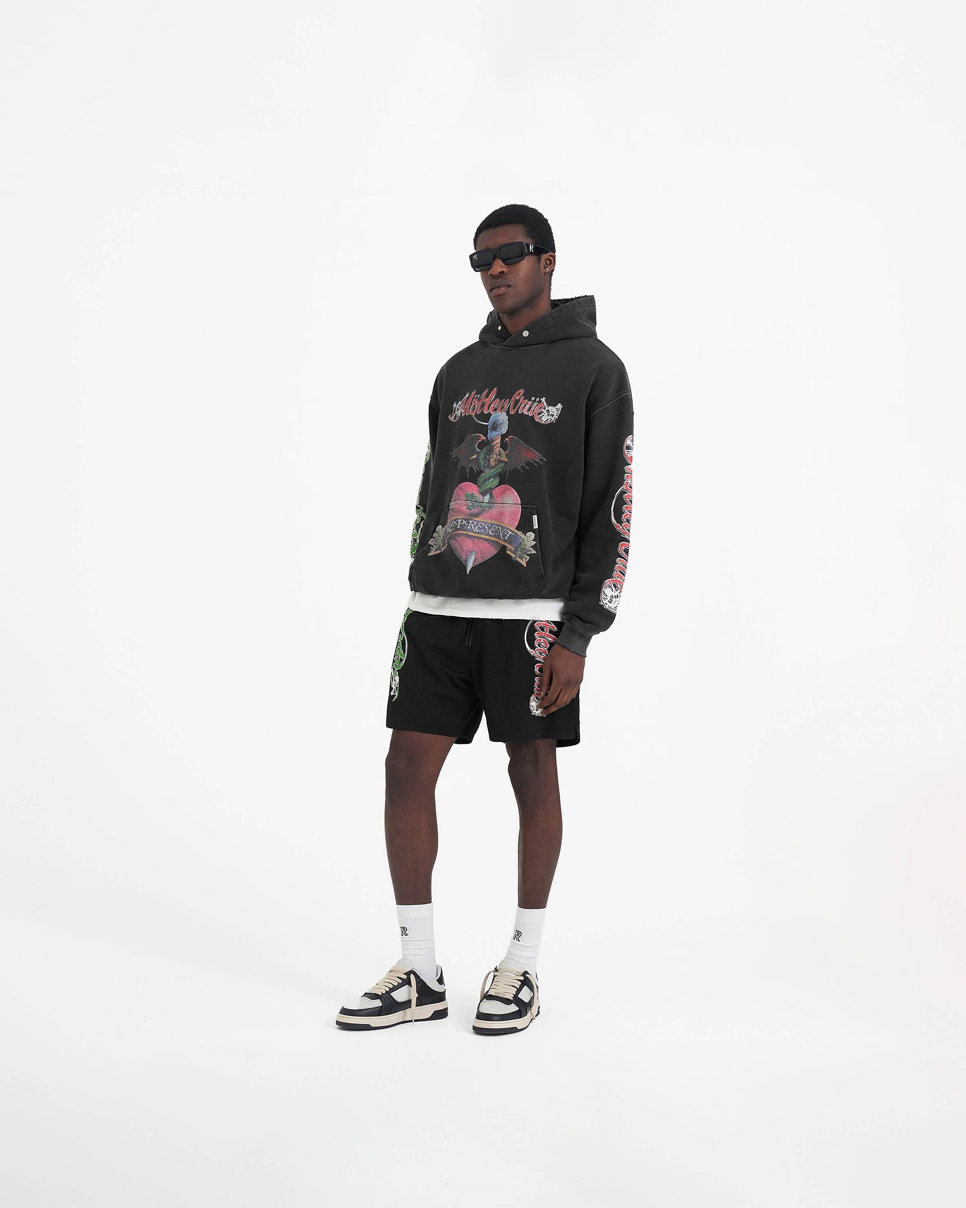 Represent x Mötley Crüe™️ Without You Hoodie - Aged Black