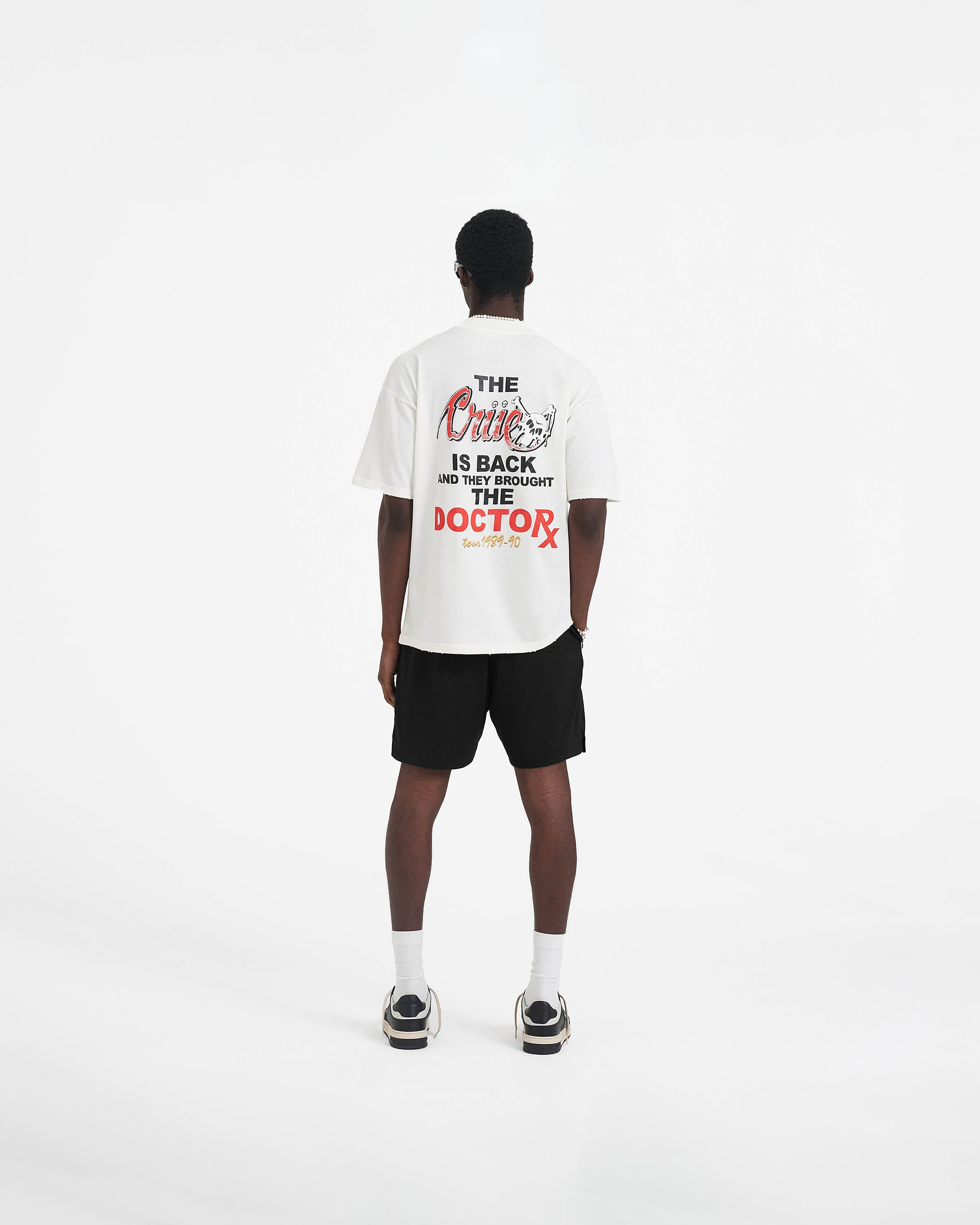 Represent x Mötley Crüe™️ Dr Feelgood T-Shirt - Flat White