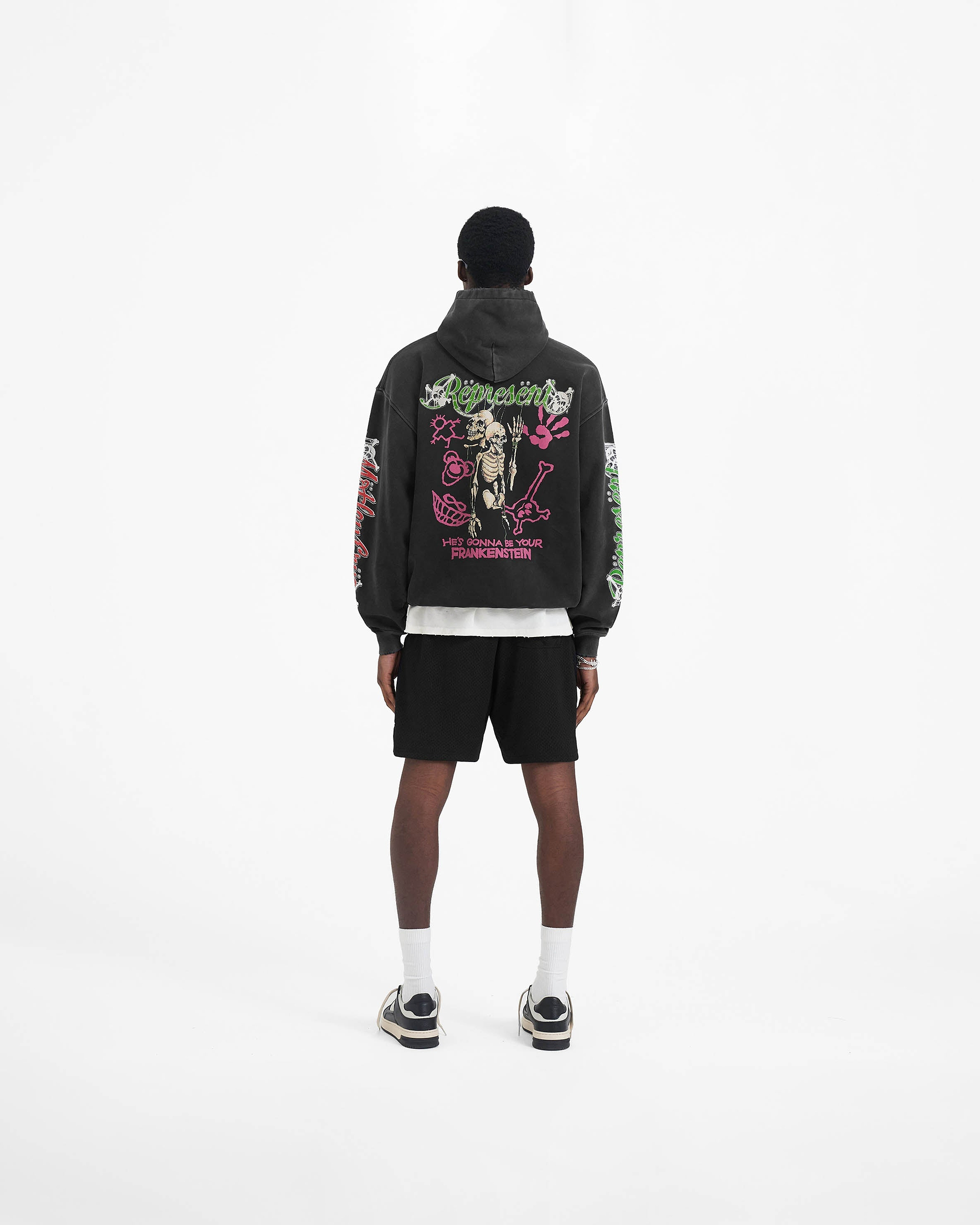 Represent x Mötley Crüe™️ Without You Hoodie - Aged Black
