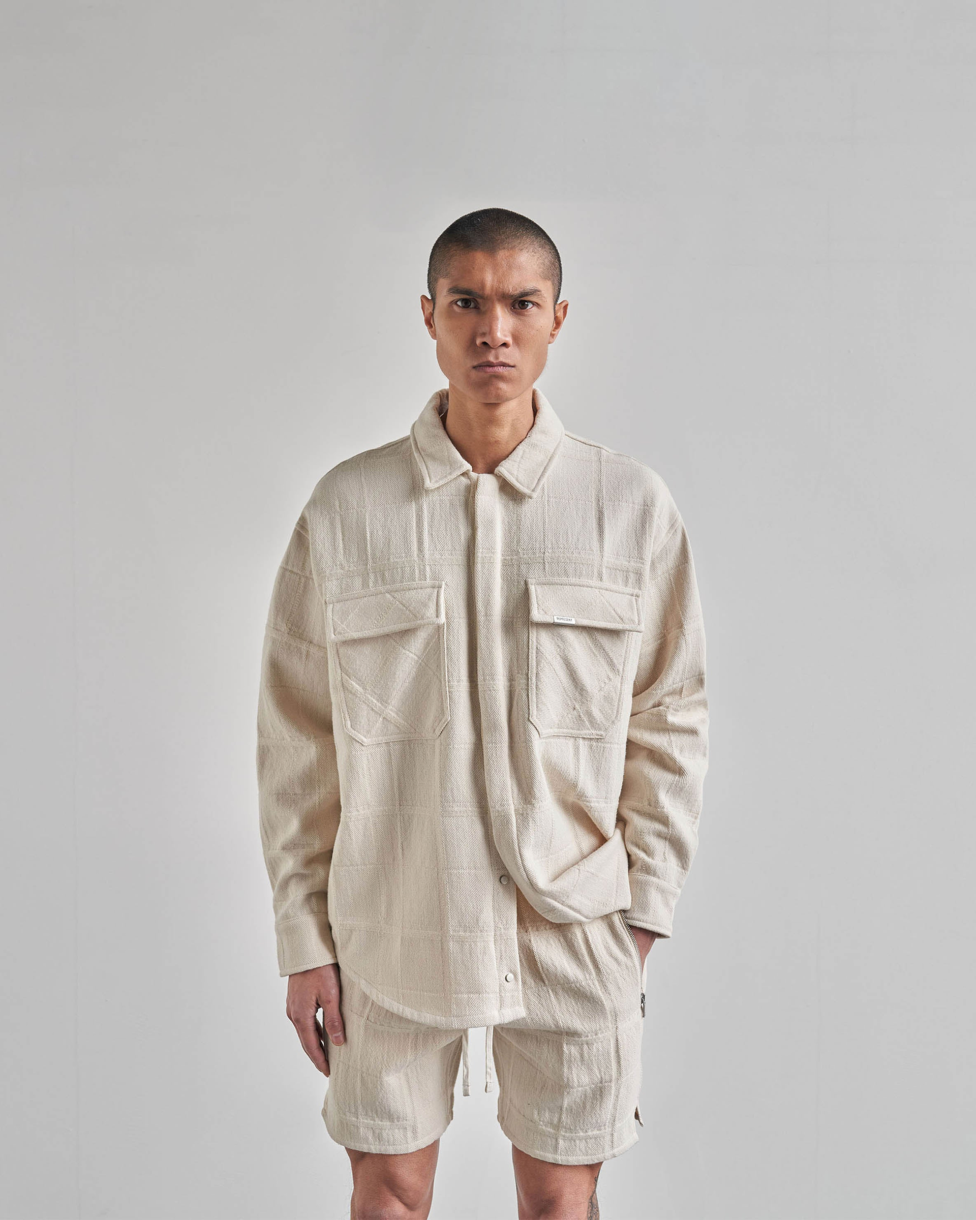 Plaid Shirt - Vintage White