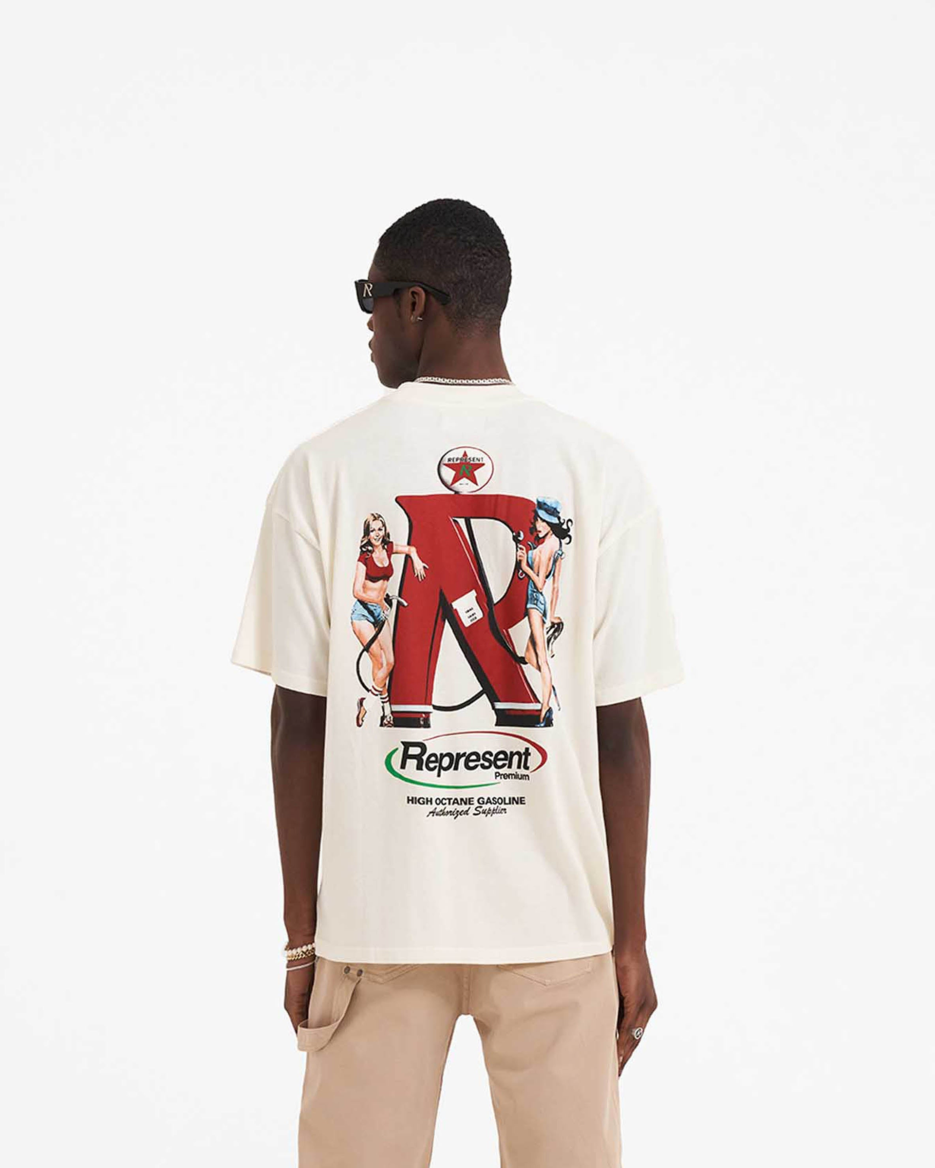 Represent Premium T-Shirt - Flat White