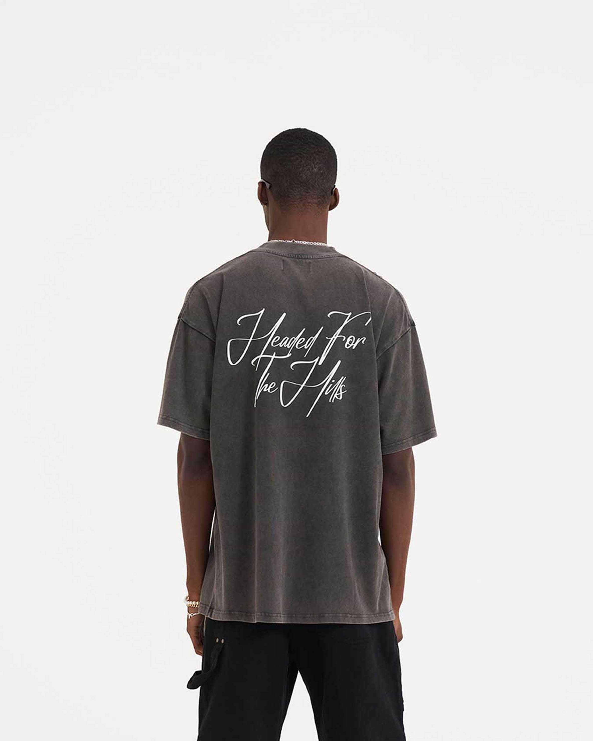 The Hills T Shirt Vintage Grey REPRESENT CLO