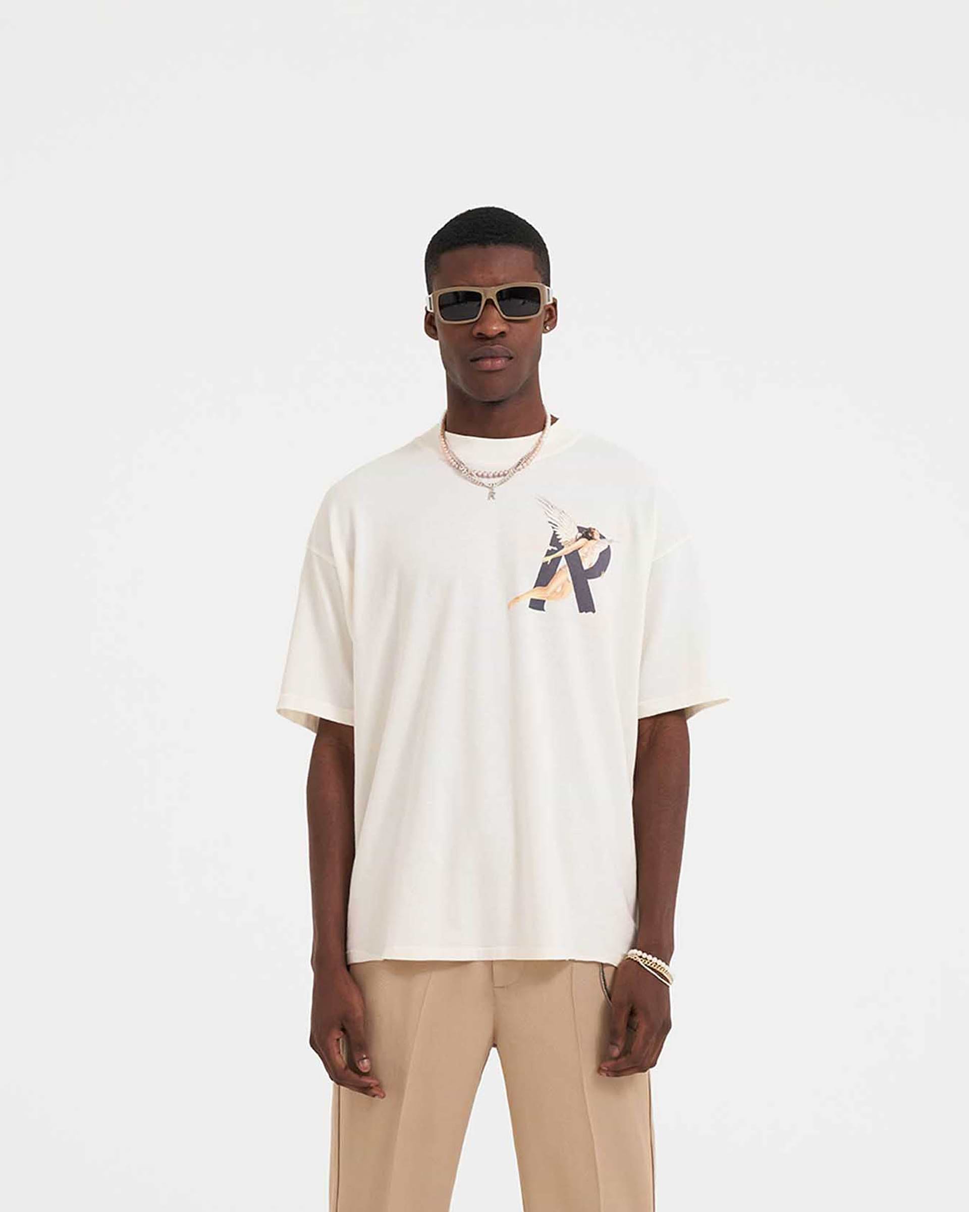 Storms In Heaven T-Shirt - Flat White