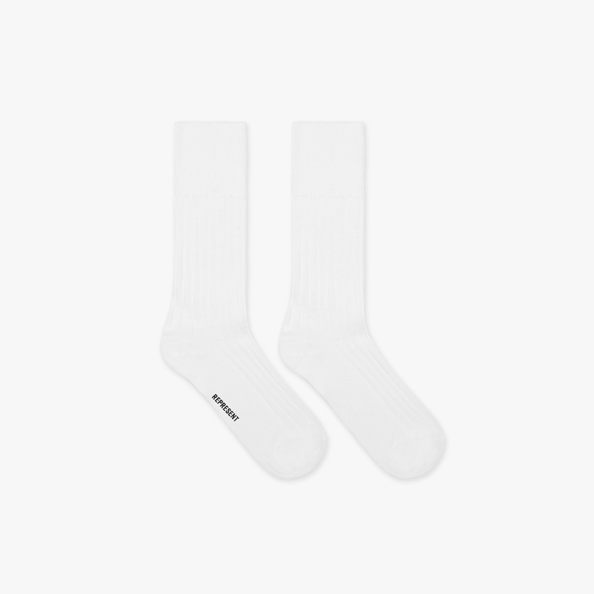 Core Socks | Flat White Accessories SC22 | Represent Clo