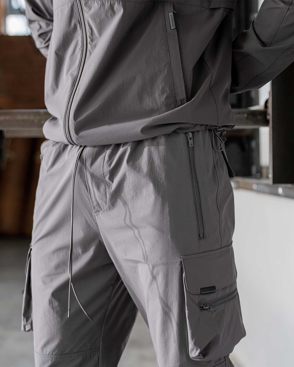 Buy Men's Spanish Grey Stretch Cargo Pants Online In India