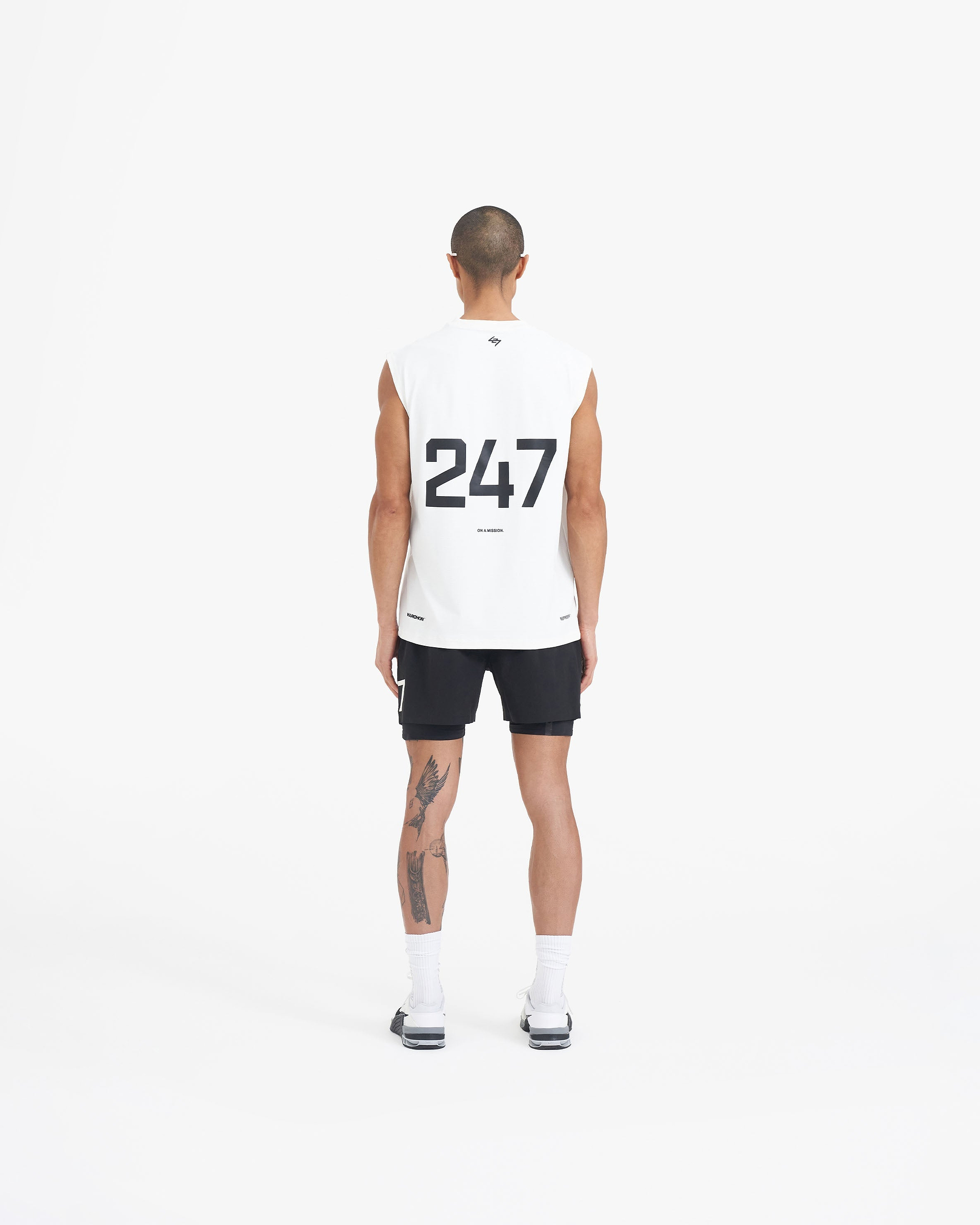 Team 247 Oversized Tank x Marchon - Flat White