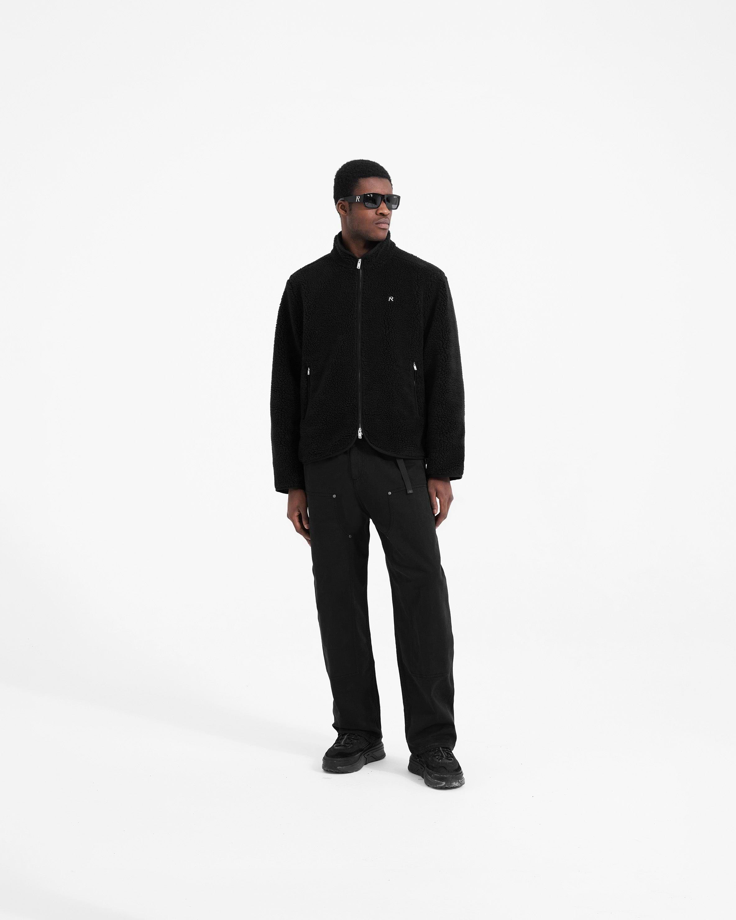 Fleece Zip Through Black REPRESENT CLO