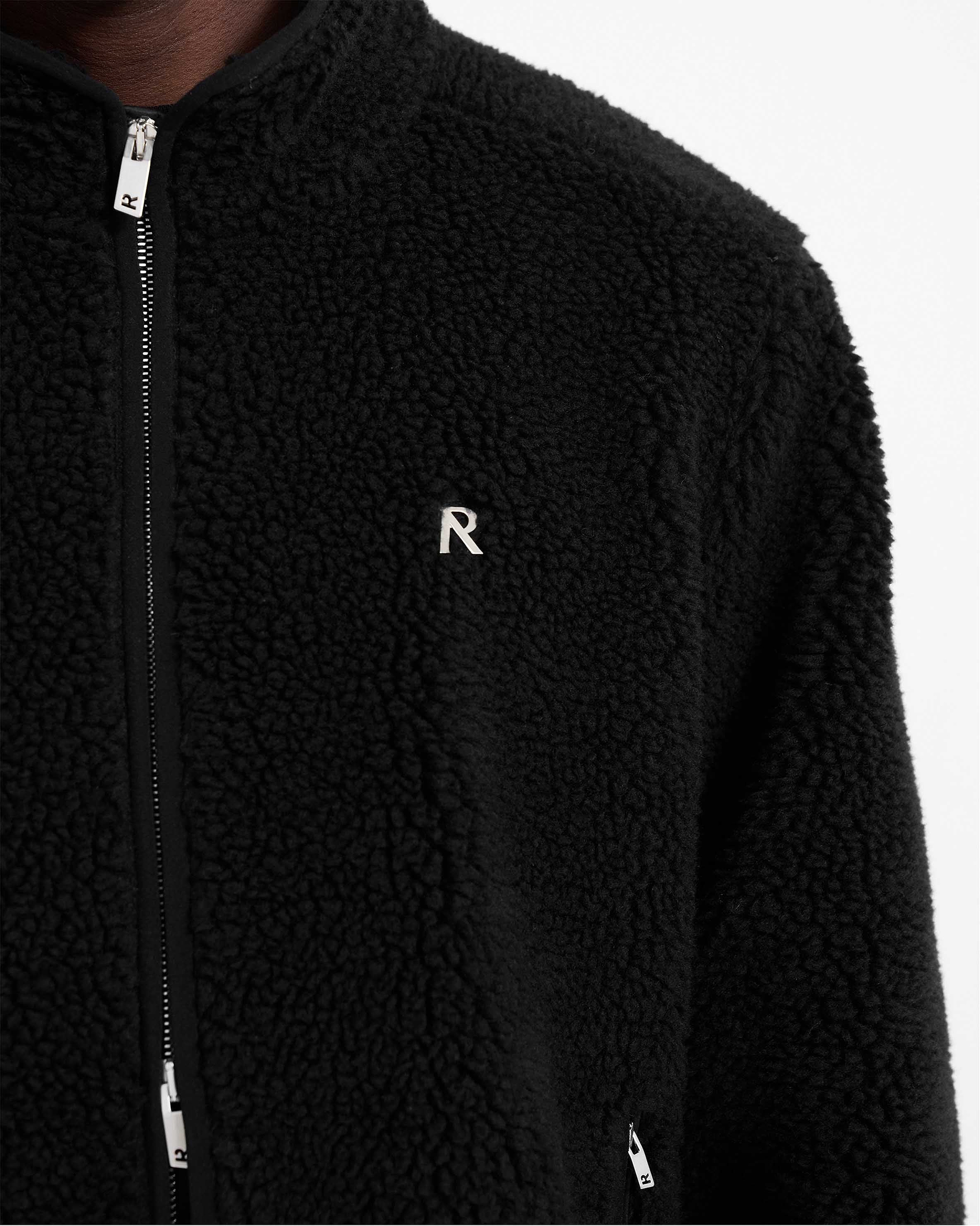 Fleece Zip Through - Black