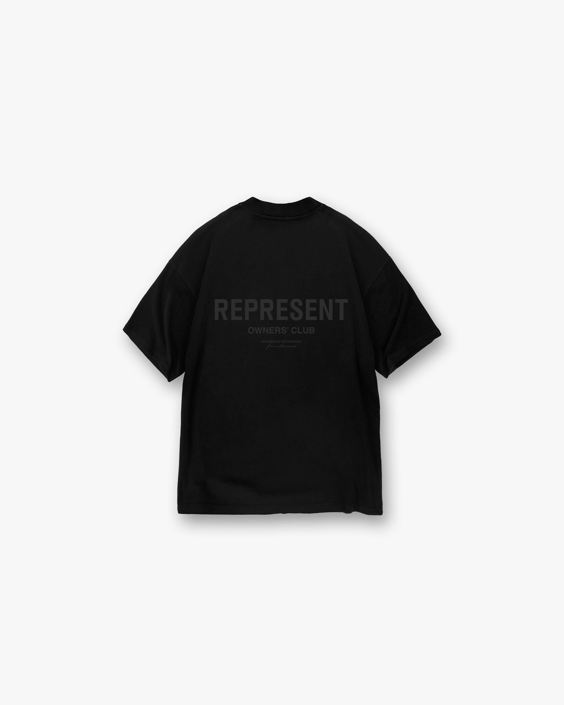 Represent Owners Club T-Shirt | Black Reflective T-Shirts Owners Club | Represent Clo